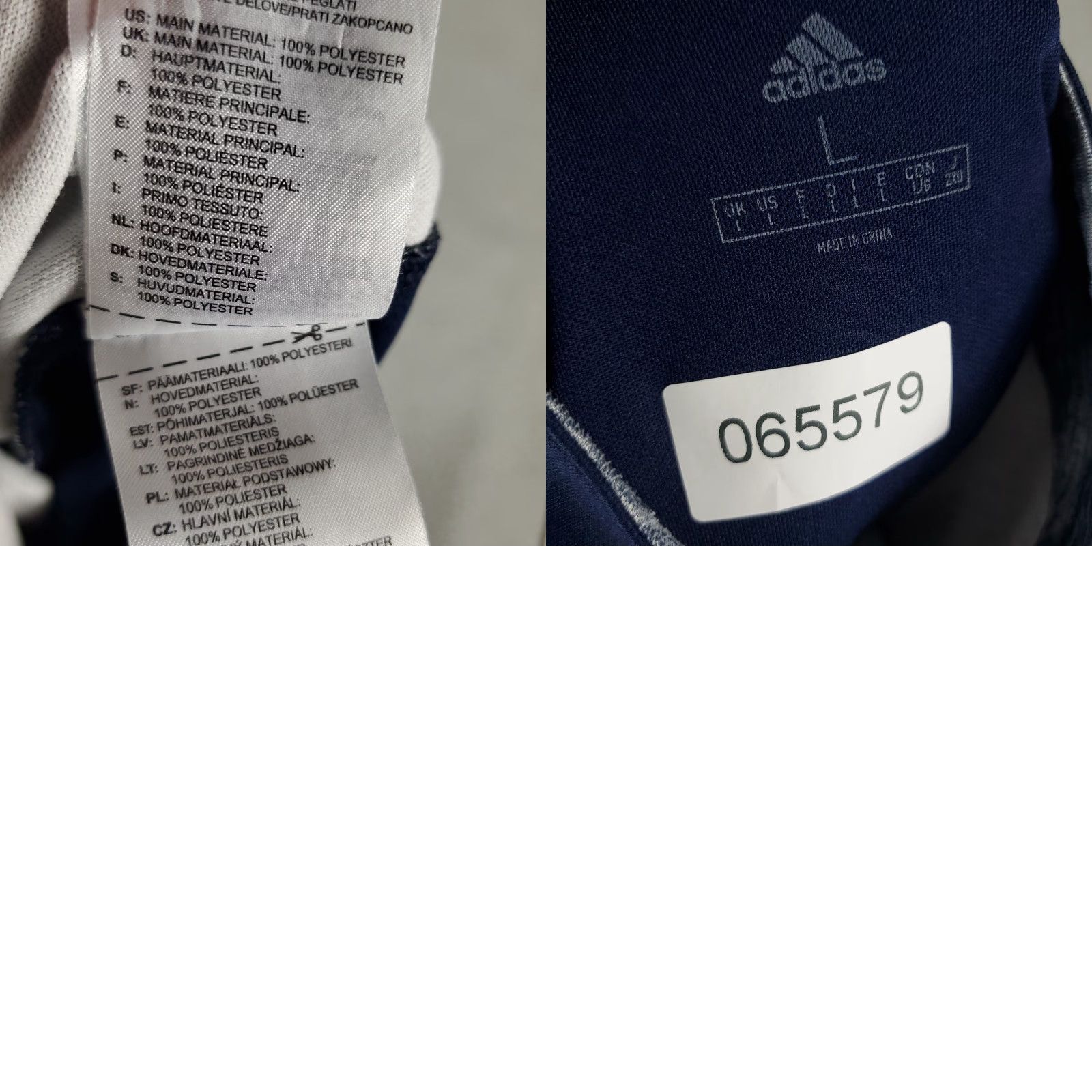 Adidas Adidas Sweater Men's Size Large Blue 1/4 Zip Pullover Lightweight Knit Mock Neck Long Sleeve Pullover Sweatshirt Size US L / EU 52-54 / 3 - 8 Thumbnail