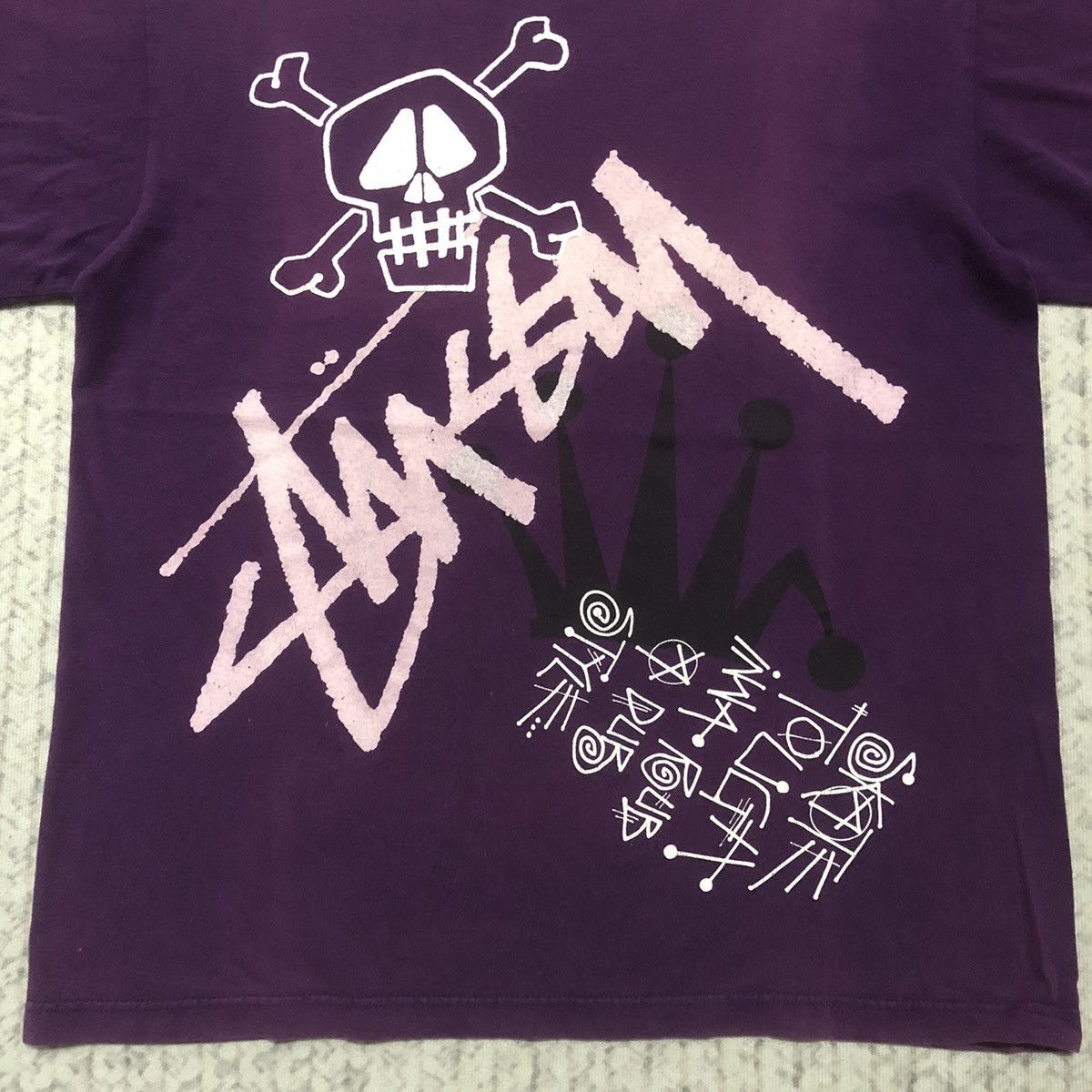 Stussy 🔥Rare Sunfaded Vintage Stussy ‘Rat Patrol’ Multilogo Tees Size US XL / EU 56 / 4 - 3 Thumbnail