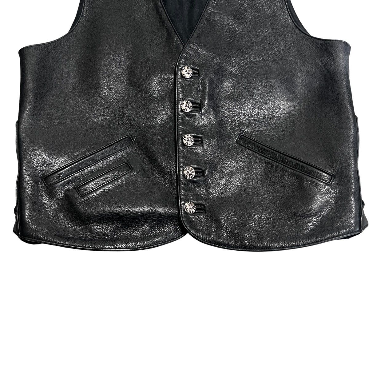 Chrome Hearts CHROME HEARTS Special Order Leather Vest XL Size US L / EU 52-54 / 3 - 4 Thumbnail
