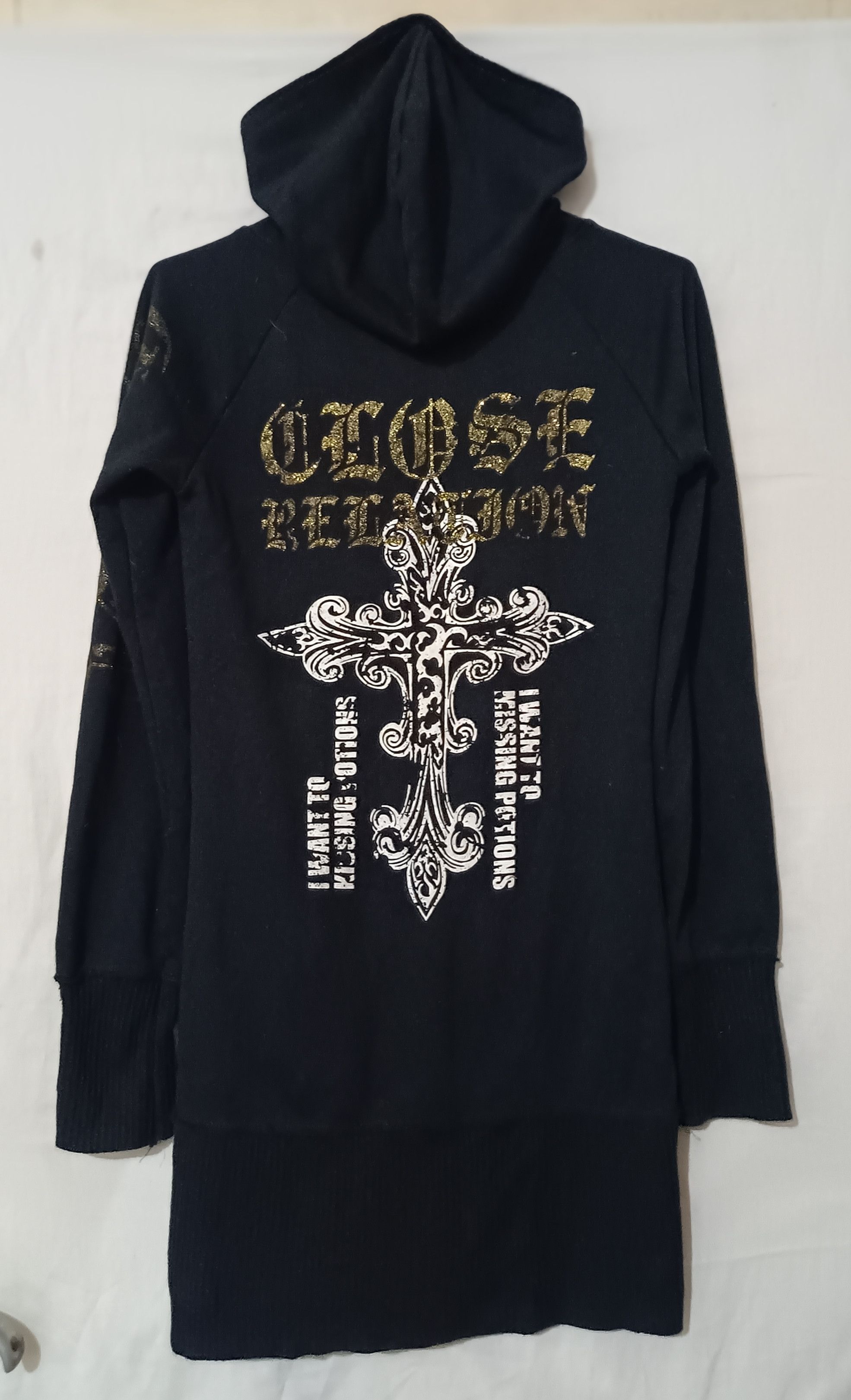 If Six Was Nine Blue Strives Cross Chroma punk Thrasher Parka Hoodie Size M / US 6-8 / IT 42-44 - 1 Thumbnail