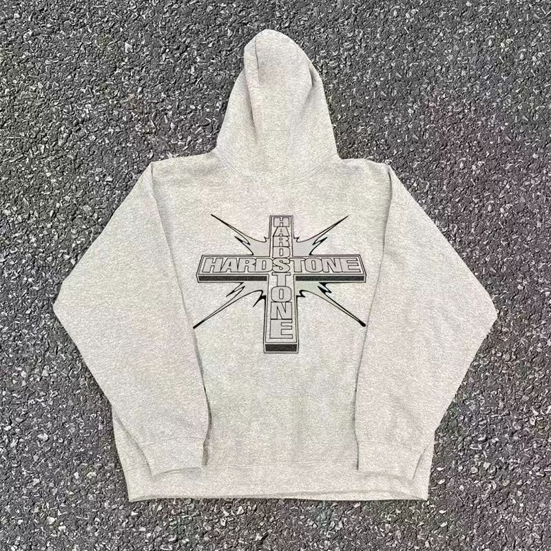 Japanese Brand Vintage Hip Hop Print Casual Hooded Sweatshirt Size US XL / EU 56 / 4 - 1 Thumbnail
