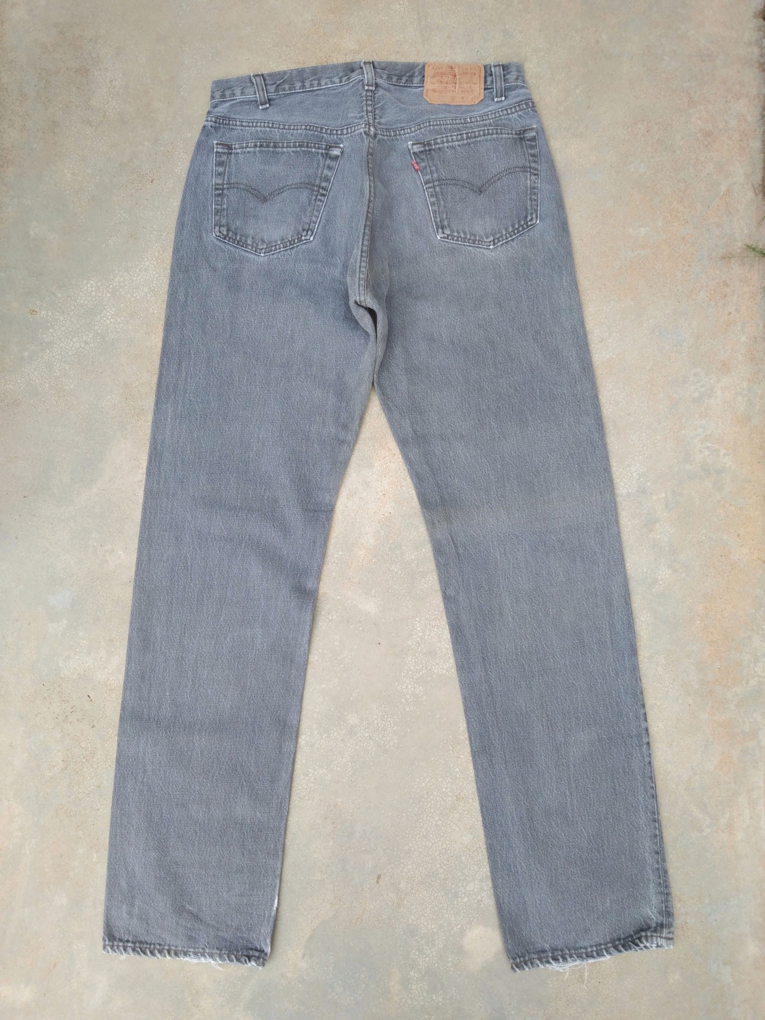 Levi's × Vintage 80s Vintage Levis 501 Made In USA Distressed Jeans 33x34 Size US 33 - 2 Thumbnail