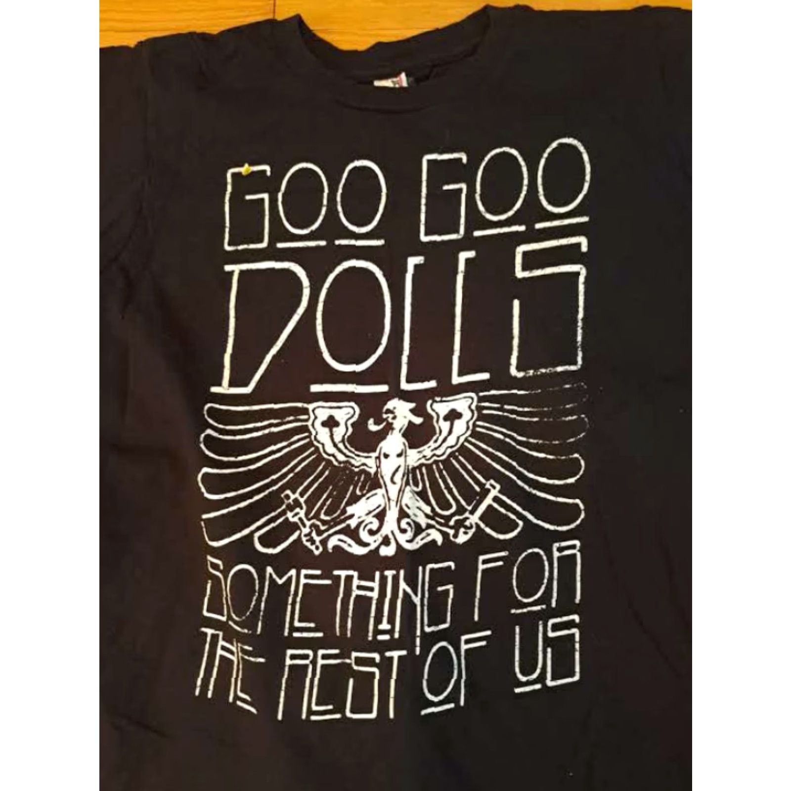 Anvil VINTAGE Goo-Goo Dolls Something for the Rest of Us 2010-2011 Tour Small T-Shirt Women S Black Crew Neck Pullover Short Sleeve Activewear Size S / US 4 / IT 40 - 4 Thumbnail