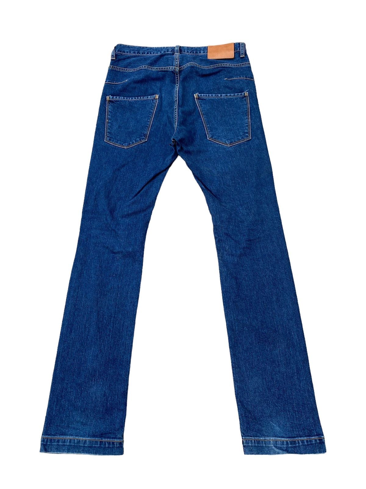 image of Rip Van Winkle Japan Rip Van Winkle Hip Rabel Steer Leather Pant in Blue, Men's (Size 31)