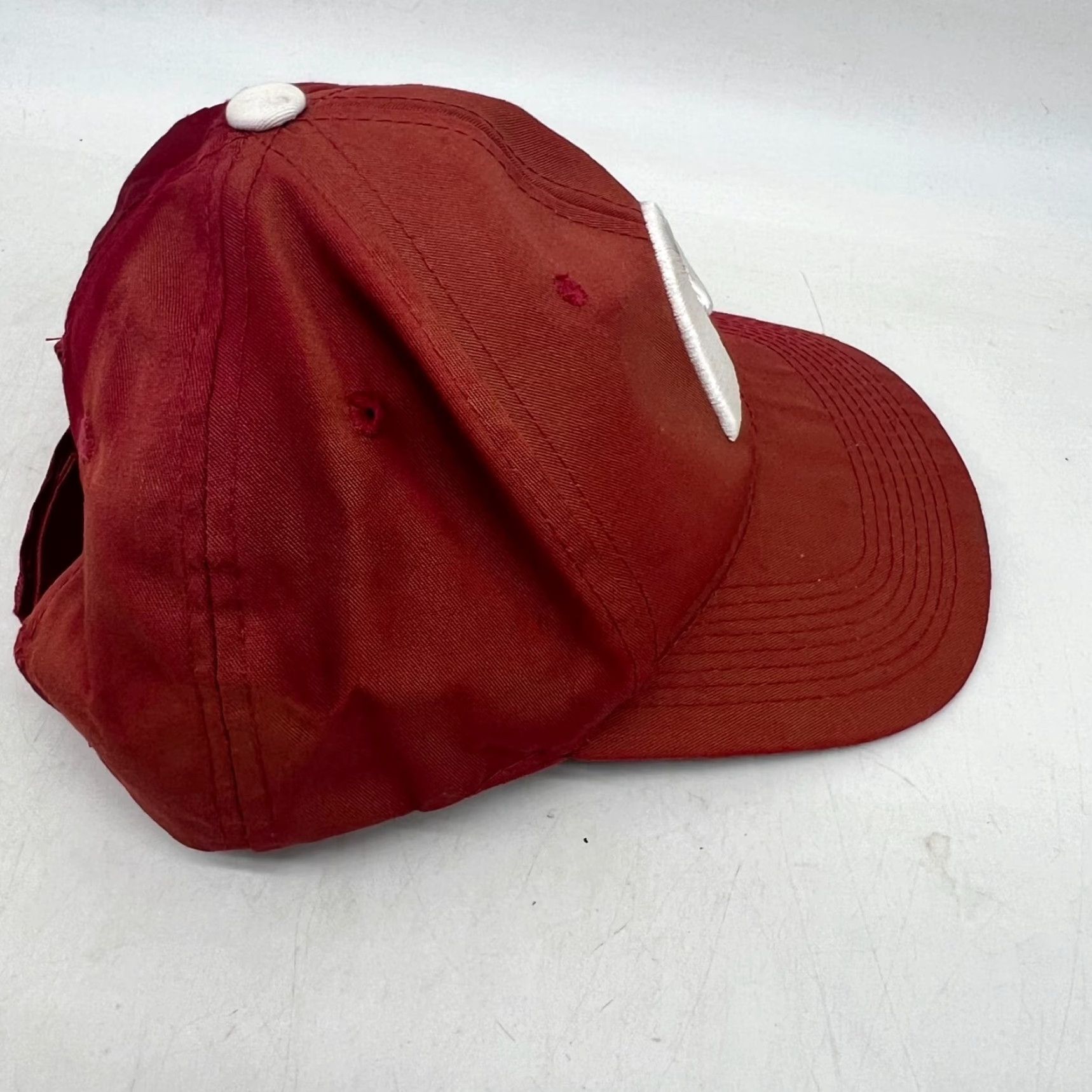 Vintage VINTAGE OC Sports Philadelphia Phillies Baseball Cap Adjustable One Size Red Astro Boy 90s Sports Mens Size ONE SIZE - 6 Thumbnail