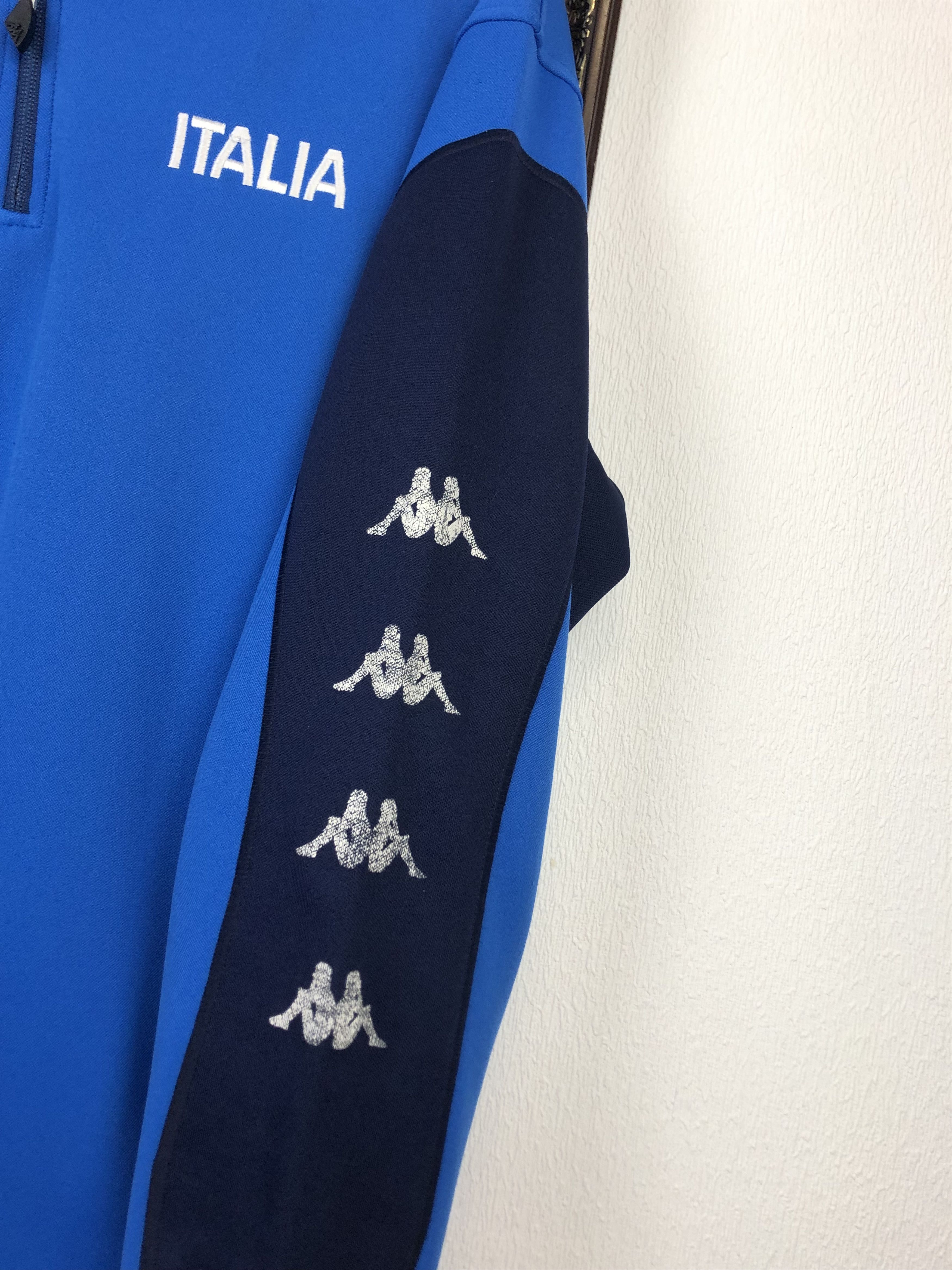 Kappa × Vintage Vintage Kappa Italy Football Jacket Sweatshirt Soccer Track Size US L / EU 52-54 / 3 - 7 Thumbnail