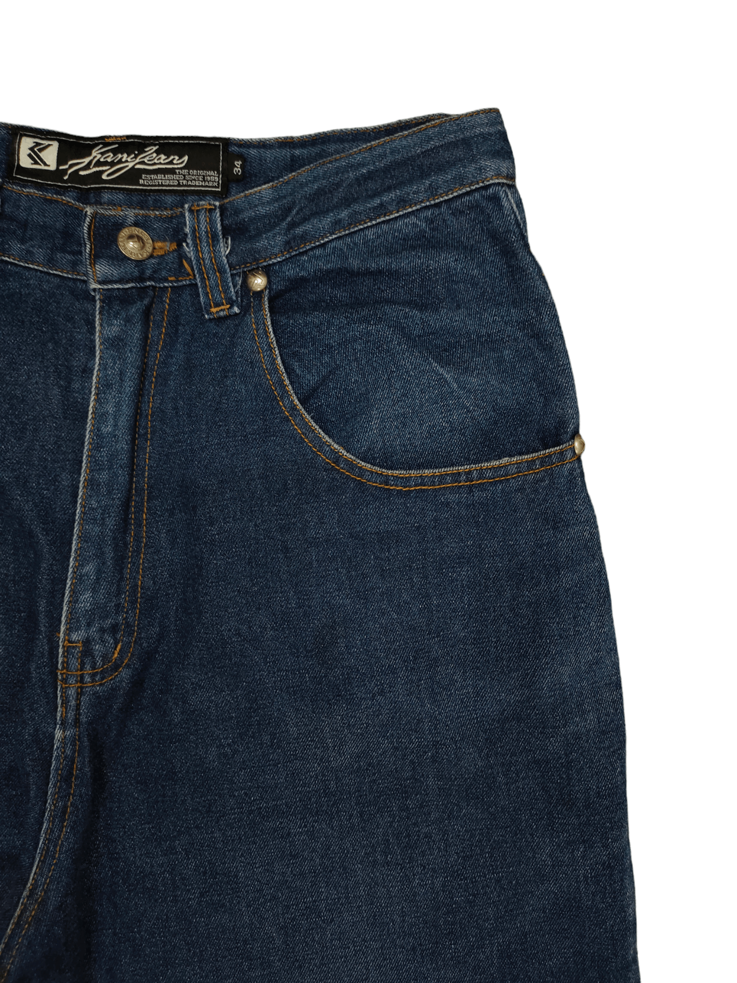 Baggy Jeans Karl Kani Denim Wide Hip Hop Y2k Streetwear