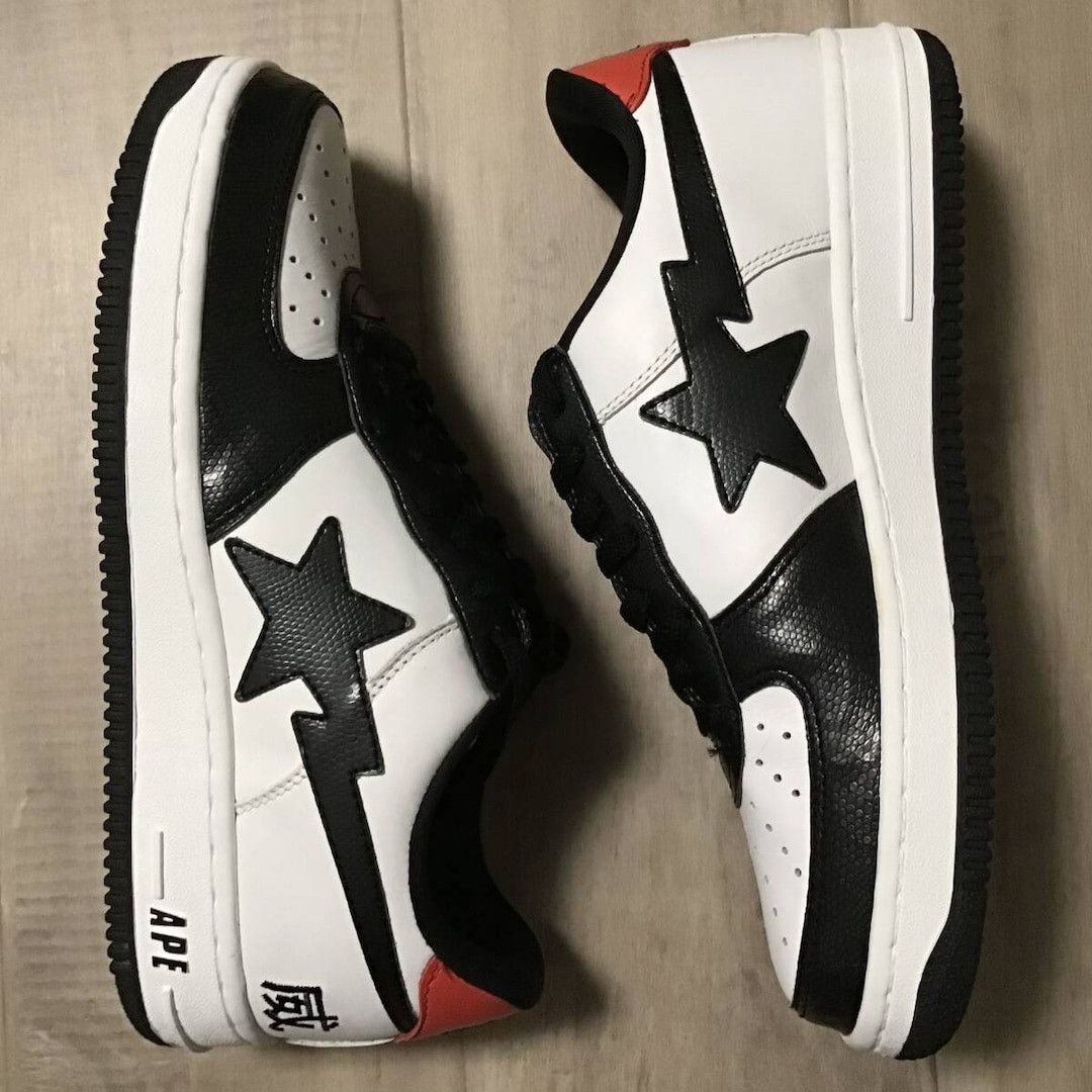 Bape × Nigo 2005 EVOKE × BAPE STA leather sneakers a bathing ape NIGO Size US 10 / EU 43 - 3 Thumbnail