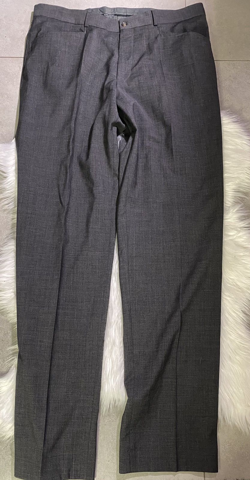 Other Rene Lazard Grey Wool Trousers | Made of 100% Wool Size 50R - 1 Thumbnail