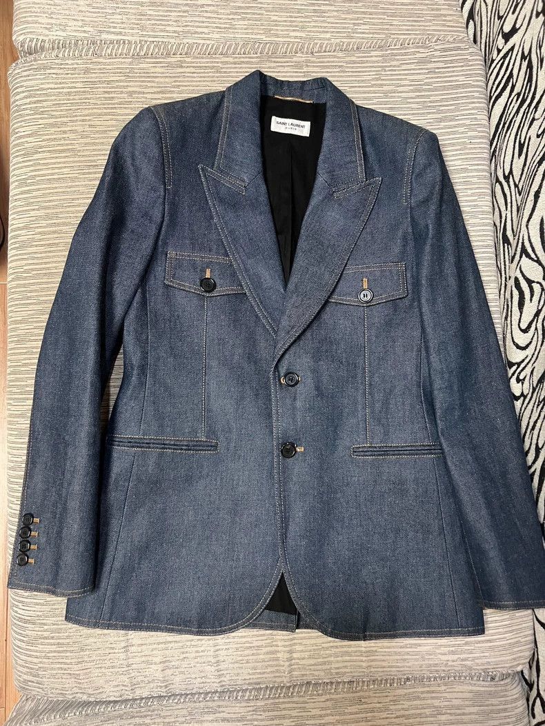 Saint Laurent Paris Saint Laurent Paris Cowboy suit jacket-2506 Size XS / US 0-2 / IT 36-38 - 5 Thumbnail