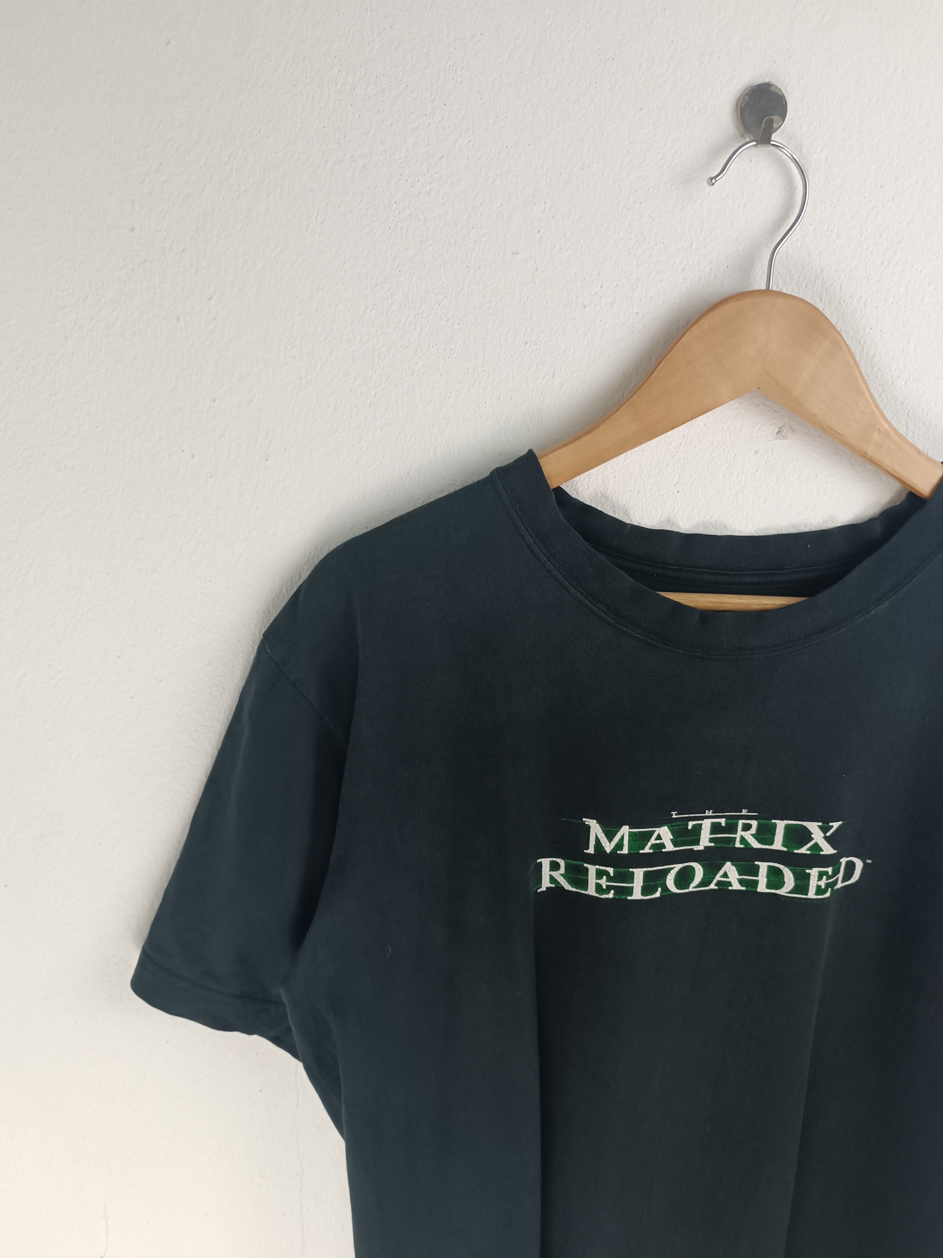 Vintage VINTAGE '03 MATRIX RELOADED PROMO T (keanu reeves john wick) Size US L / EU 52-54 / 3 - 10 Thumbnail