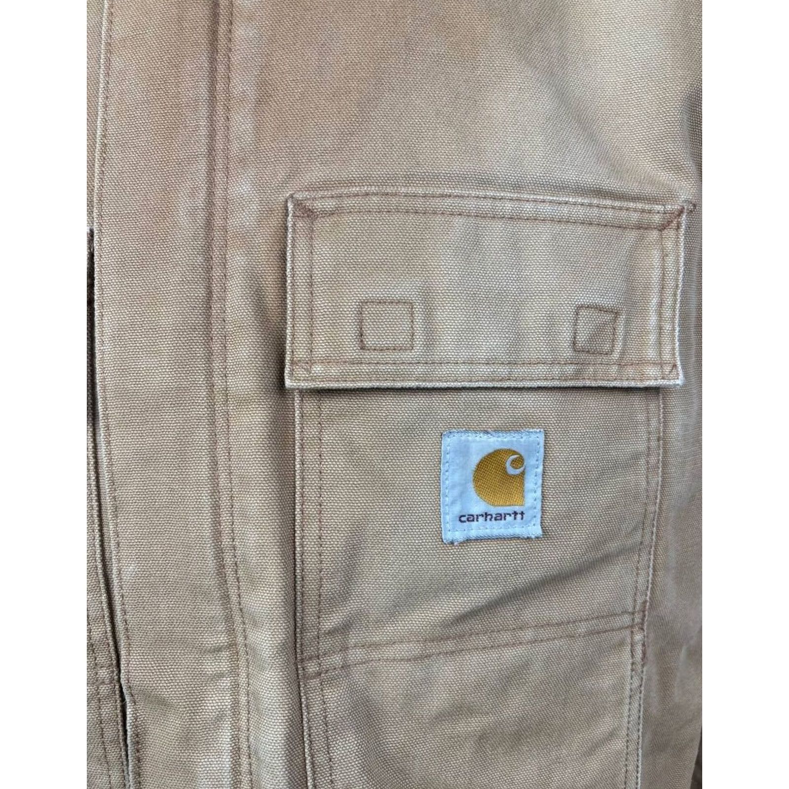 Carhartt Carhartt Jacket Arctic-Quilt Lined Coat 2XL Bomber Jacket Canvas Brown Men Regular Winter Coat Size US XXL / EU 58 / 5 - 3 Thumbnail