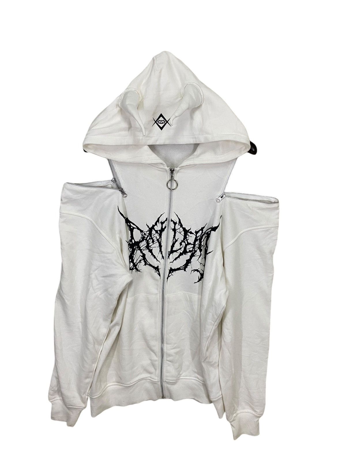 Japanese Brand × Seditionaries Japanase brand reflem devil freemason hoodie multizipper Size US XL / EU 56 / 4 - 6 Thumbnail