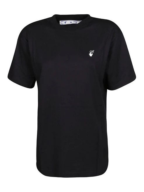 o1gr1nt0325 Flock Arrow Casual T-Shirt in Black