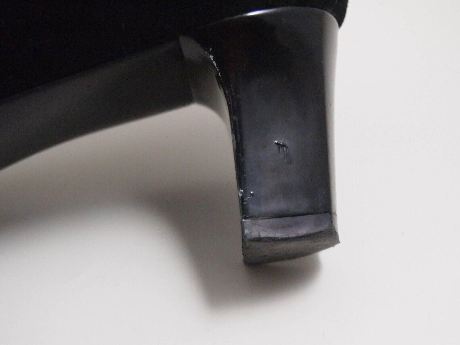 Tod's Tod's Mid Heel Pumps Black Suede Leather US 7.5 EU 37.5 Size US 7.5 / IT 37.5 - 6 Thumbnail