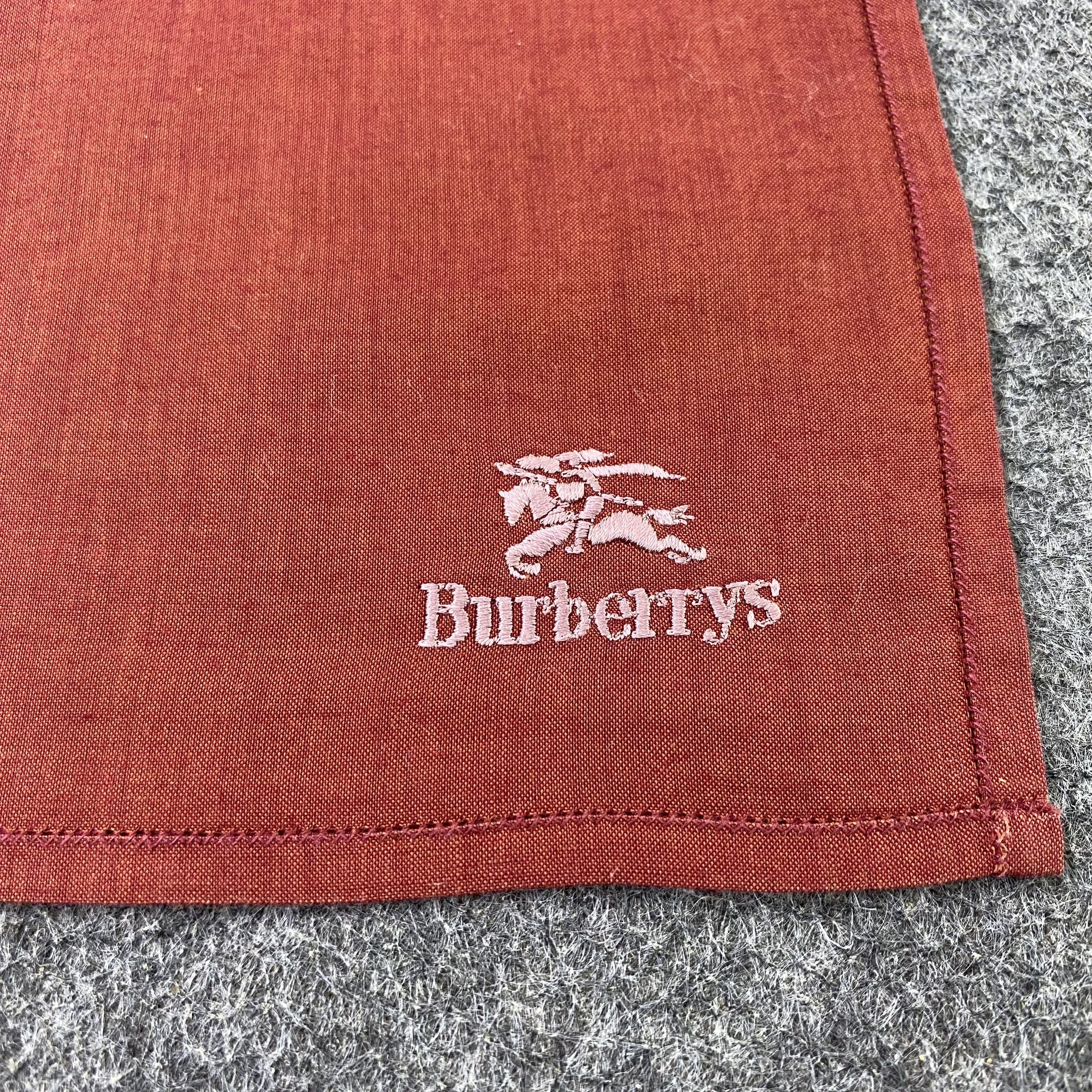 Burberry Vintage Burberry Handkerchief / Bandana / Neckerchief-B2205 Size ONE SIZE - 7 Thumbnail