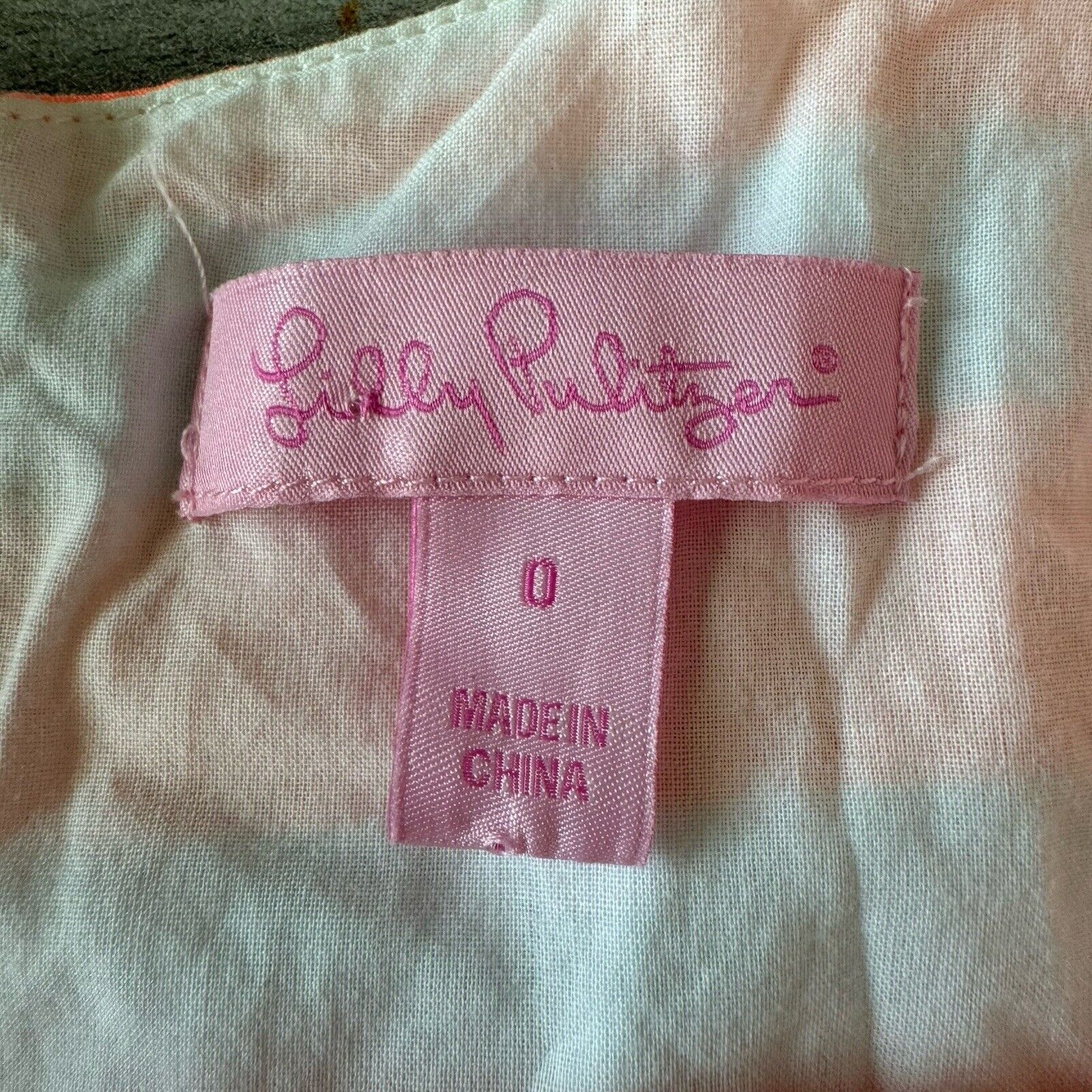 Lilly Pulitzer Lilly Pulitzer Delia Dress Sunrise Wild Flowers Sz 0 Cotton Size XS / US 0-2 / IT 36-38 - 7 Thumbnail