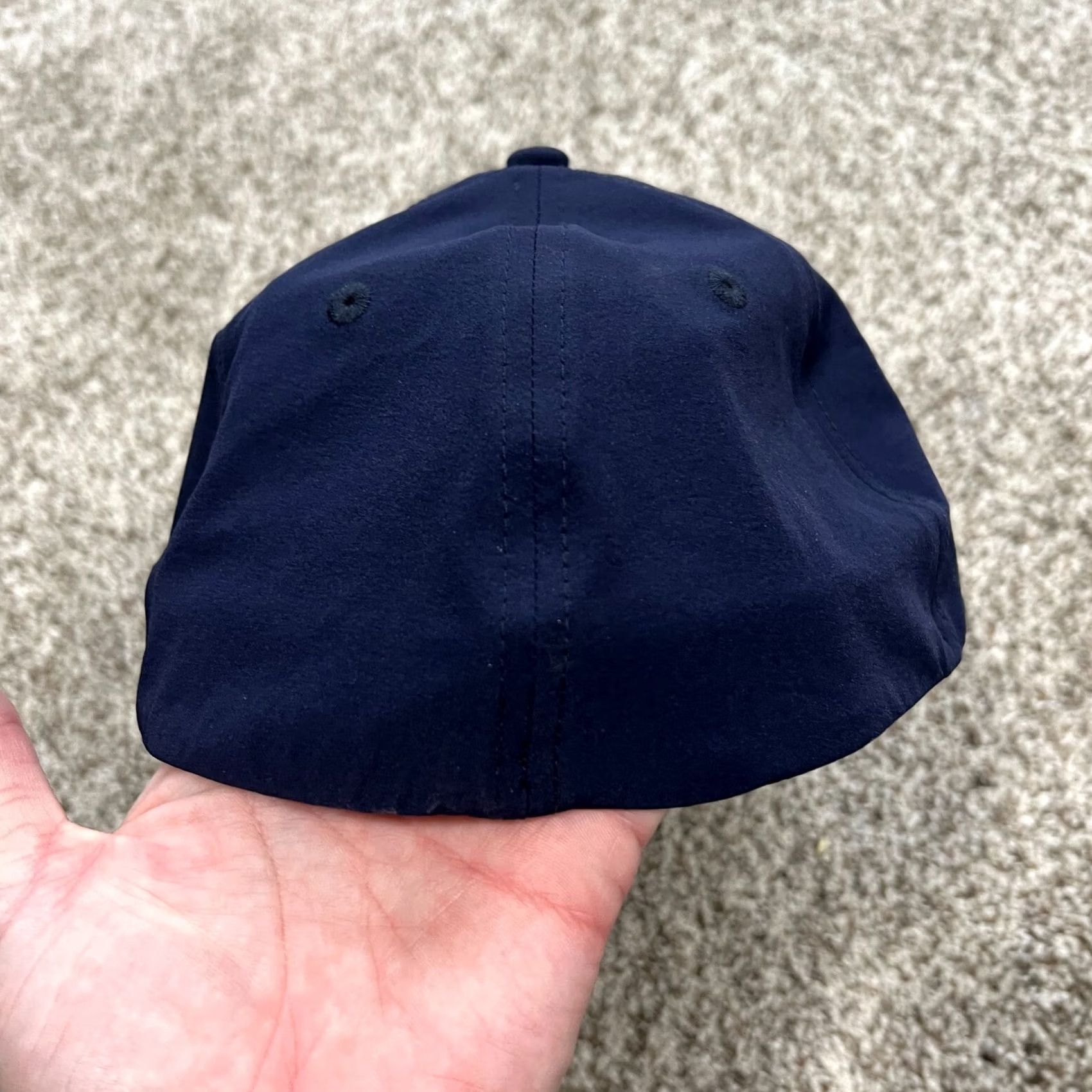 Vintage Alaskan Hardgear Hat Duluth Blue Baseball Fitted Cap XL Stretch Box Logo New Size ONE SIZE - 3 Thumbnail