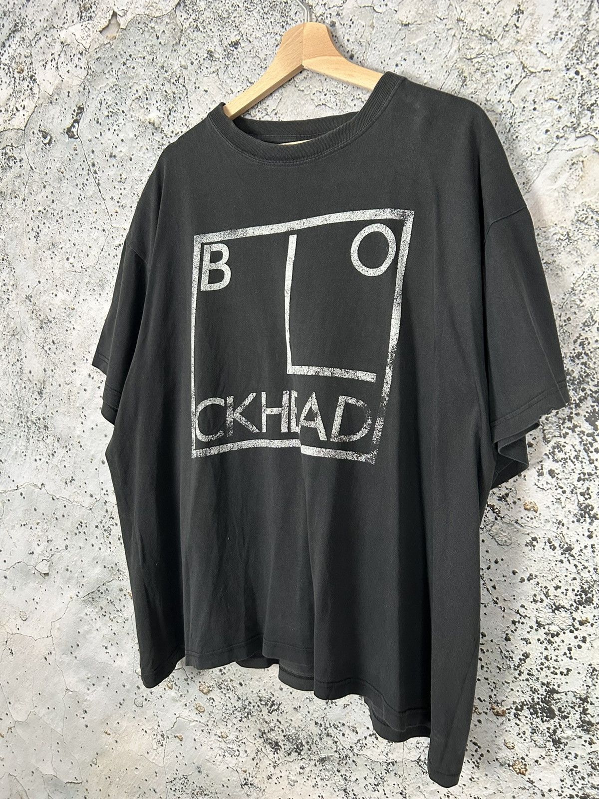 Band Tees Vintage Blockhead 90s Band Tee Tour Rare Washed Black Size US XL / EU 56 / 4 - 2 Thumbnail