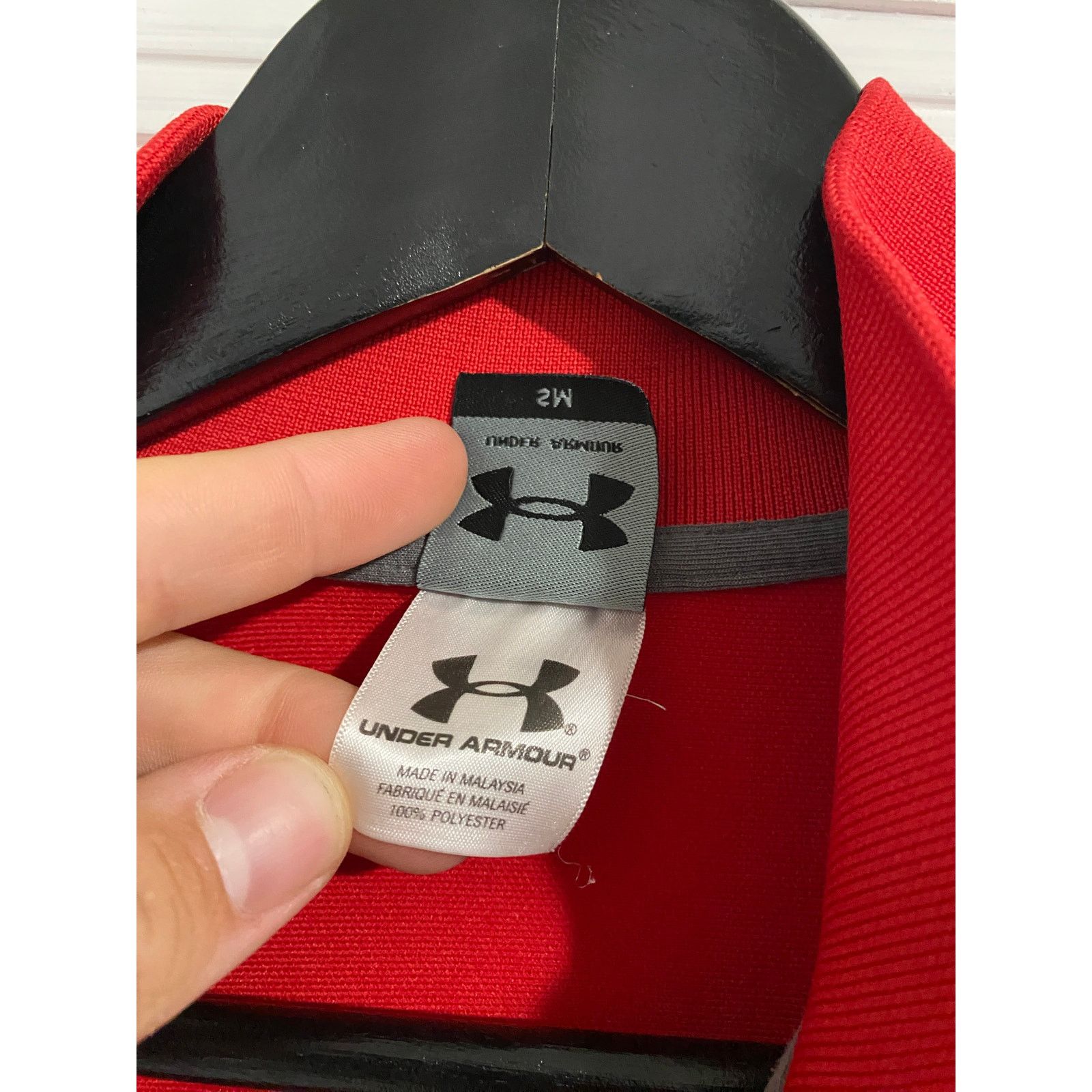 Under Armour St. John's University Johnnies Red Under Armour Zip-Up Sz S Size US S / EU 44-46 / 1 - 4 Thumbnail