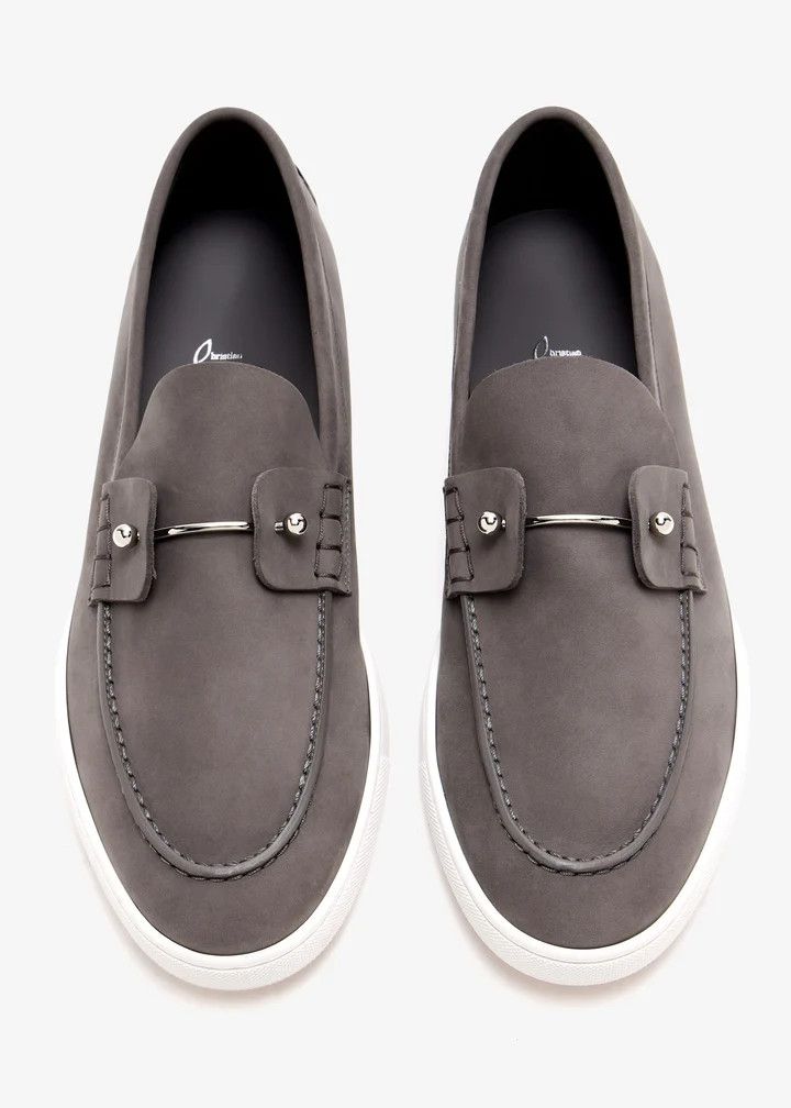 Christian Louboutin os11x0126 Chambeliboat Loafers in Grey Size US 9 / EU 42 - 4 Thumbnail