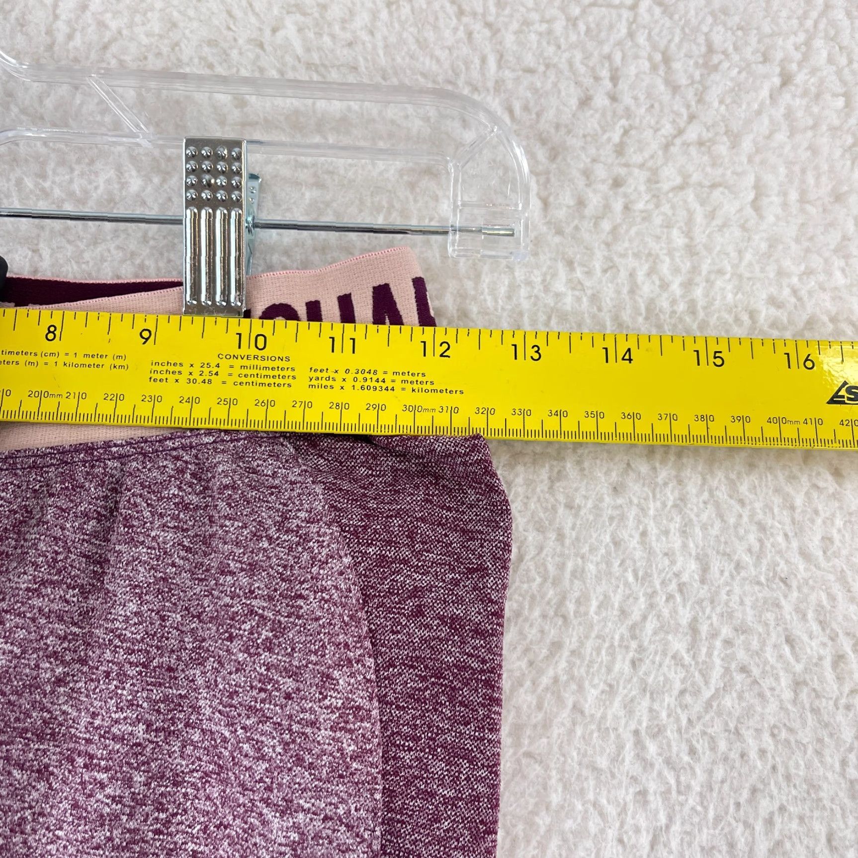 Gymshark Gymshark Purple Seamless Flex V3 Leggings Womens Size Small High Waist Athletic Size 28" / US 6 / IT 42 - 7 Thumbnail