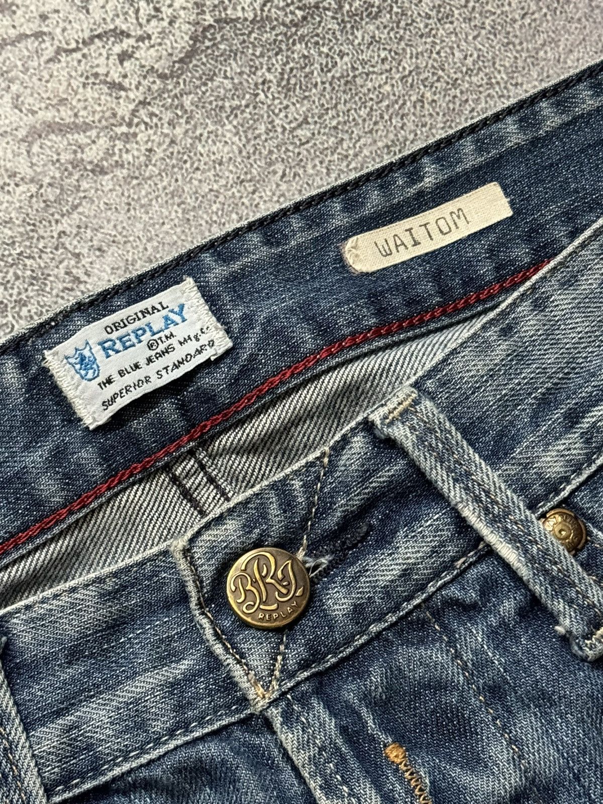 Replay Replay 32/32 waitom distressed denim pant trouser Jean chino Size US 32 / EU 48 - 9 Thumbnail