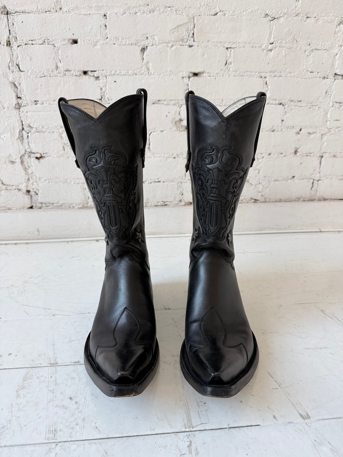 Chrome Hearts CHROME HEARTS COWBOY BOOTS Size US 10.5 / EU 43-44 - 3 Thumbnail
