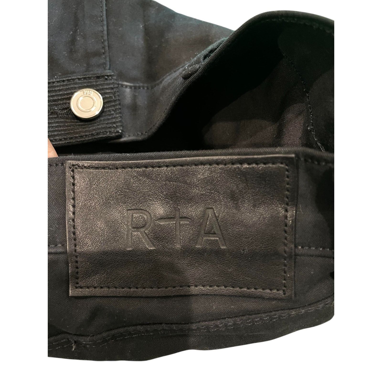 Rta RTA Jeans Black Yellow Size US 29 - 5 Thumbnail