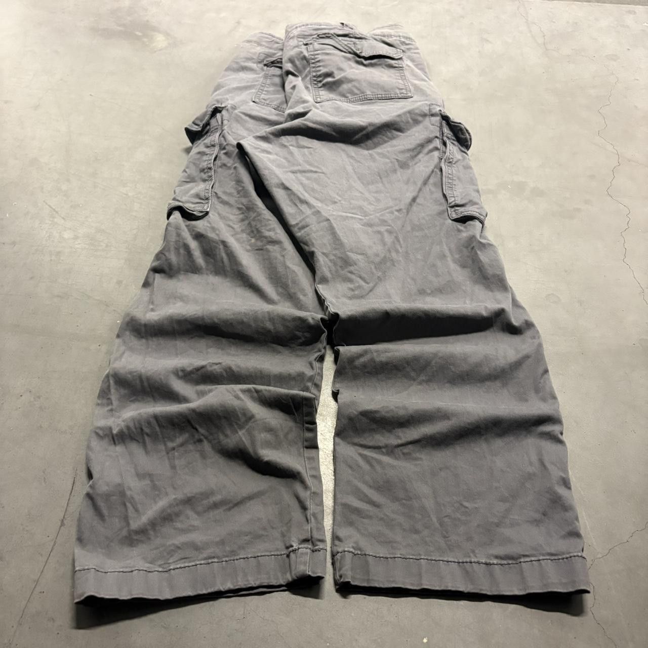 Vintage Crazy Vintage Y2K/2000s Baggy Dark Grey Skater Streetwear Workwear Cargo Pants! Size US 42 / EU 58 - 4 Thumbnail