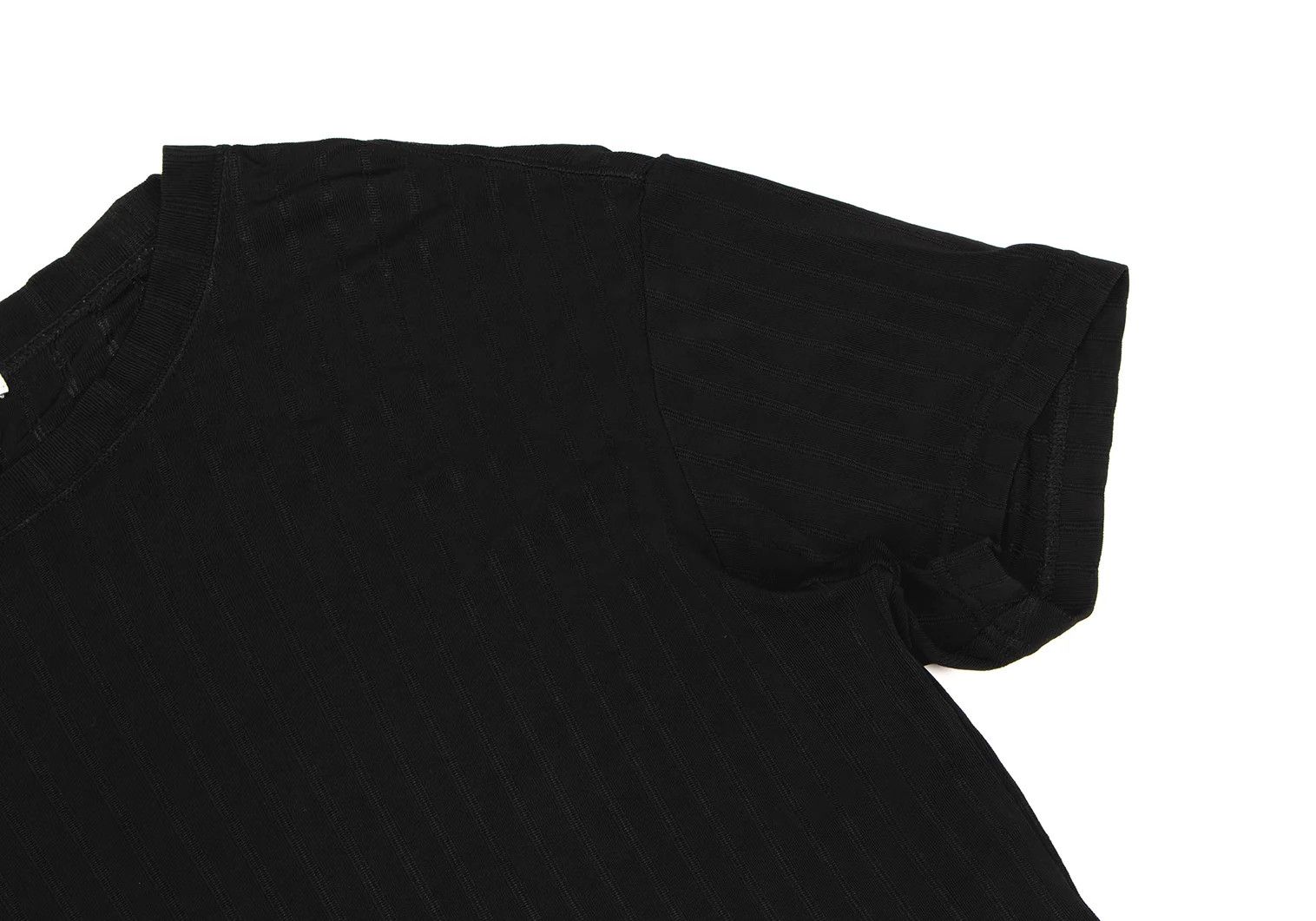 Issey Miyake Striped T-Shirt in Black, Size F Size US M / EU 48-50 / 2 - 3 Thumbnail