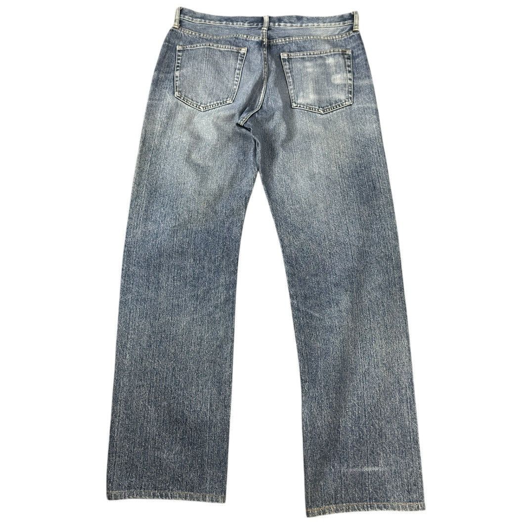 Undercover × Uniqlo 🔥🇯🇵 Vintage 90s Japanese Uniqlo Stone Wash Faded Denim Size US 33 - 2 Thumbnail