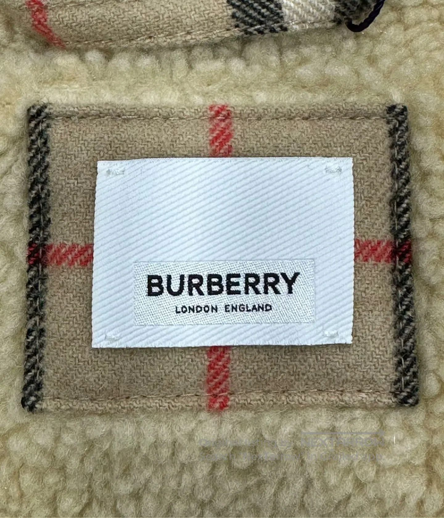 Burberry Burberry Classic Khaki Checkered Fleece Jacket| Size US M / EU 48-50 / 2 - 4 Thumbnail