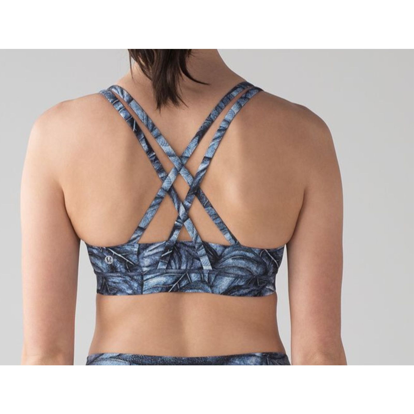 Lululemon Lululemon Energy Mini Concrete Jungle Alpine White Bra 4 $52 Size S / US 4 / IT 40 - 2 Thumbnail