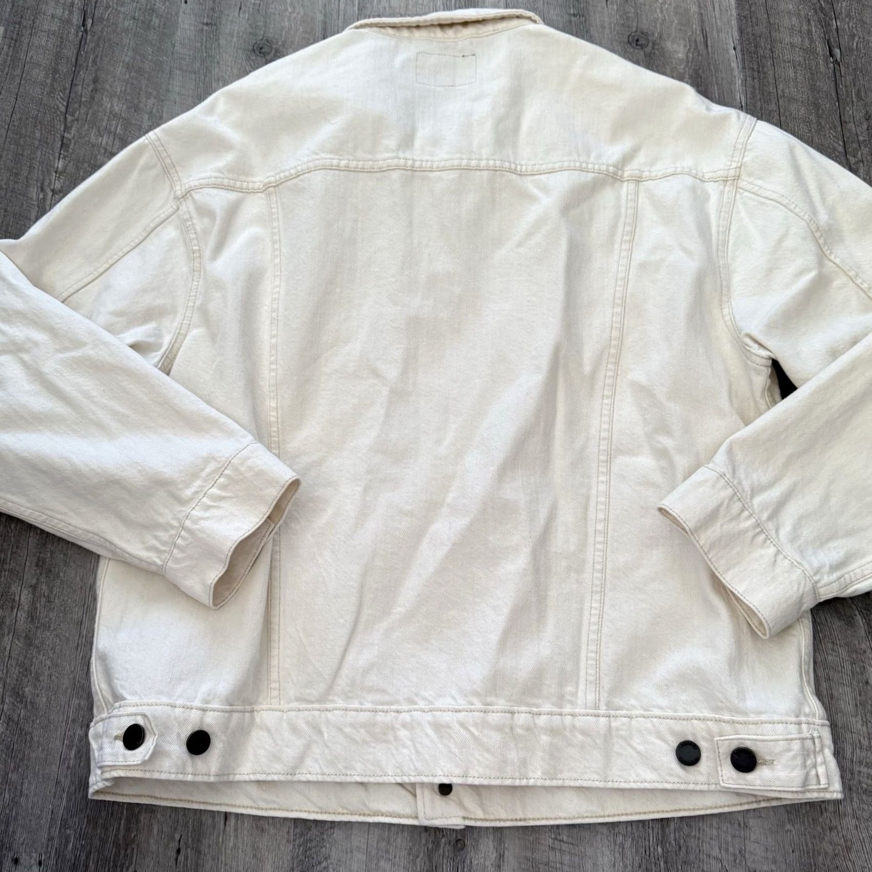 Banana Republic VINTAGE Banana Republic Trucker Jacket Mens L Relaxed Denim Pockets 80s 90s Western Grunge Modern Size US 33 - 5 Thumbnail