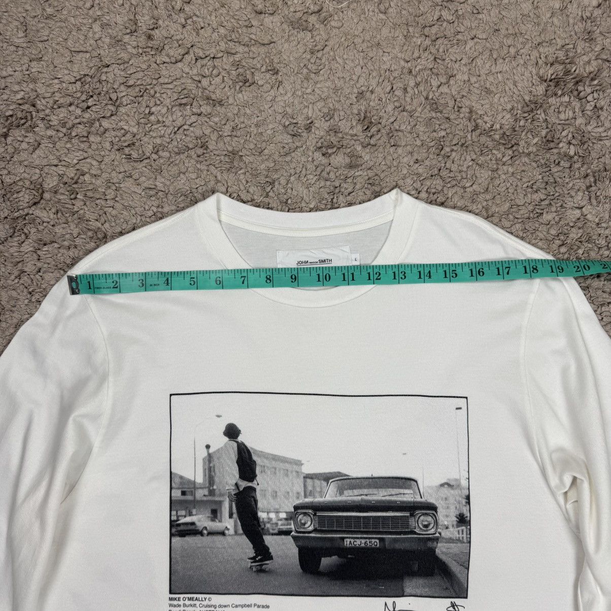 Japanese Brand Vintage John Mason Smith Mike O'Meally long-sleeve T-shirt Size US L / EU 52-54 / 3 - 16 Thumbnail