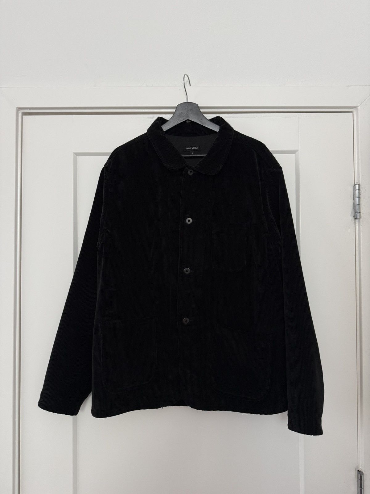 Evan Kinori Evan Kinori Three Pocket Jacket, Black Corduroy | Grailed
