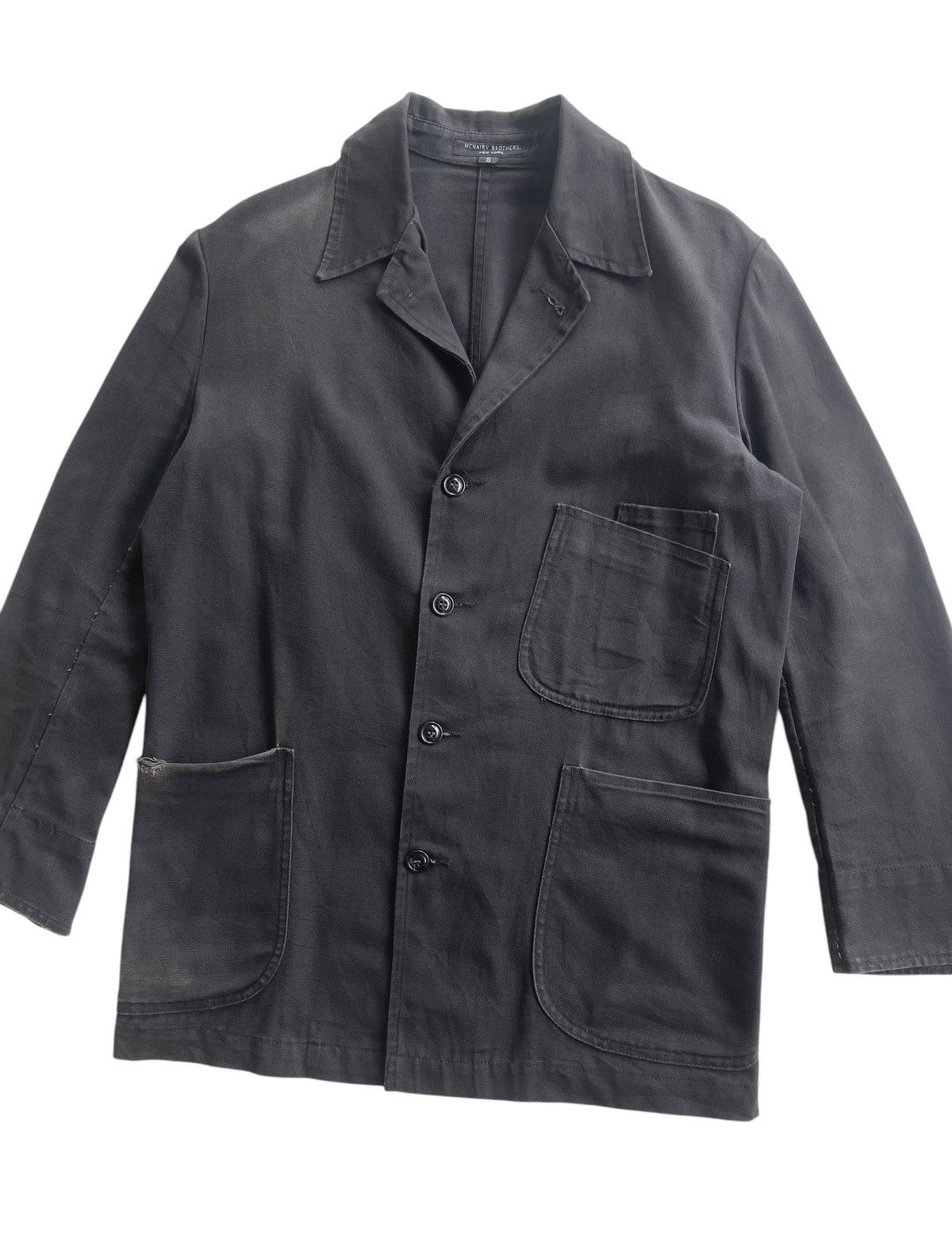 Vintage Mcnairy Brothers Sunfaded Workers Chore Jacket Size US S / EU 44-46 / 1 - 5 Thumbnail