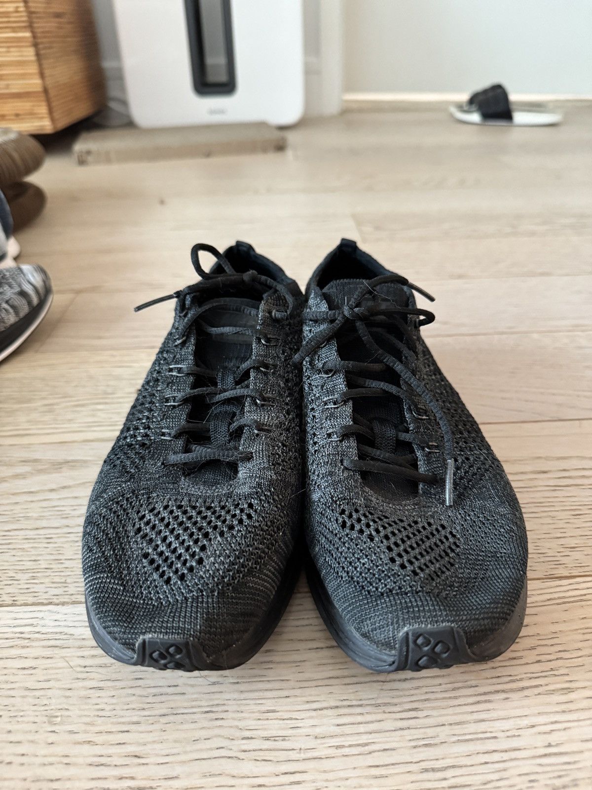 Nike Flyknit Racer ‘Triple Black’ US9 Size US 9 / EU 42 - 3 Thumbnail