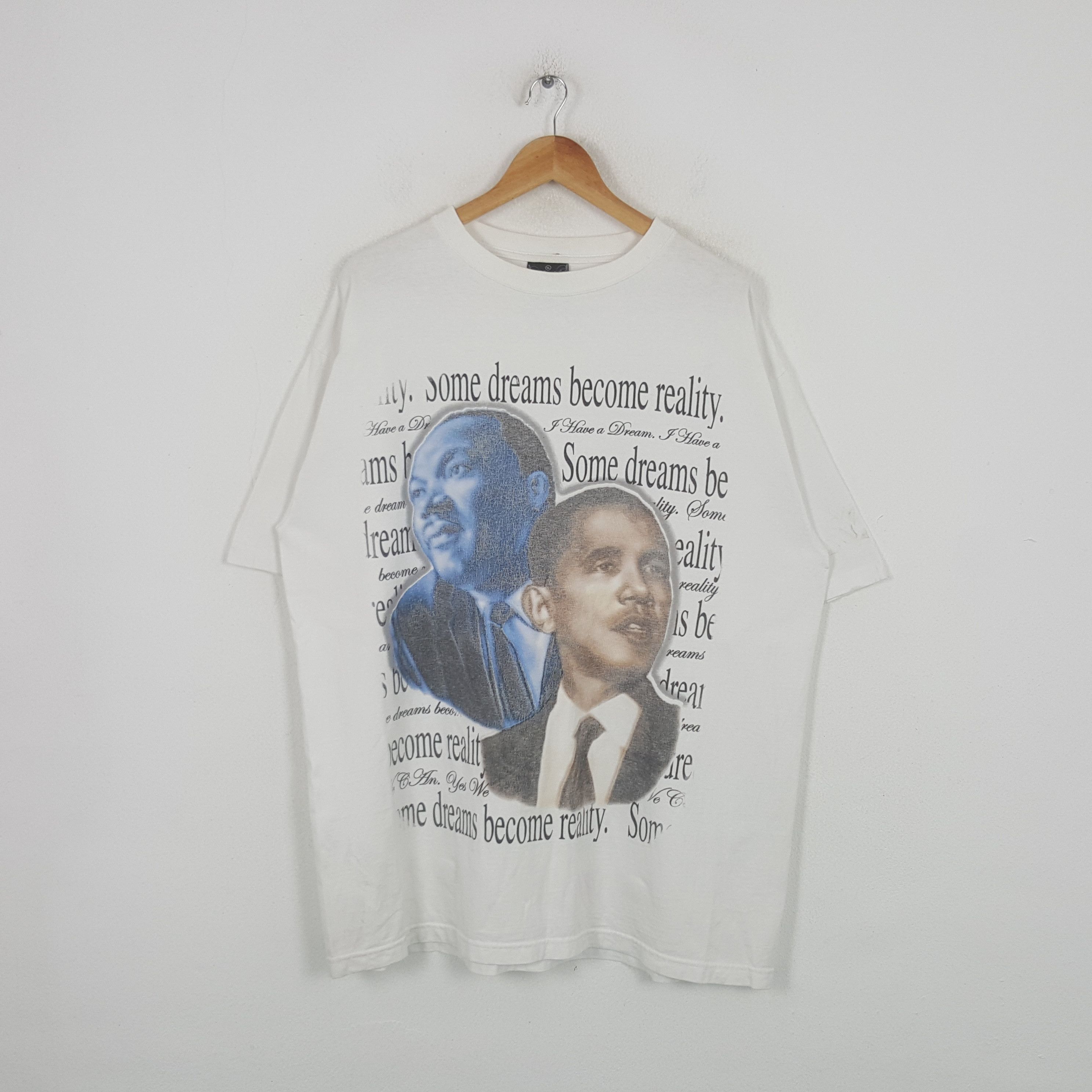 President's Vintage Barrack Obama X Martin Luther King Jr. Tshirt RR3 Size US XL / EU 56 / 4 - 1 Thumbnail