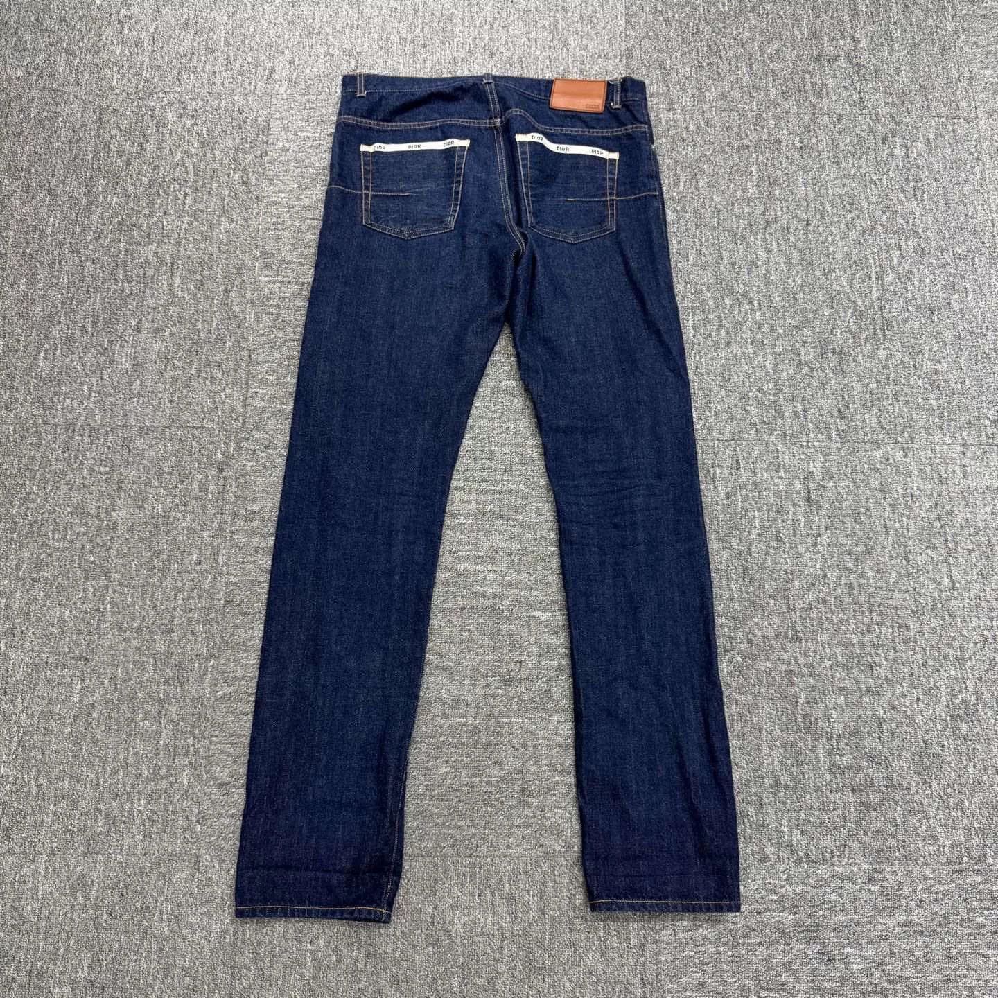 Dior Dior Dark Blue Denim Pants Size 31. Size US 31 - 2 Thumbnail