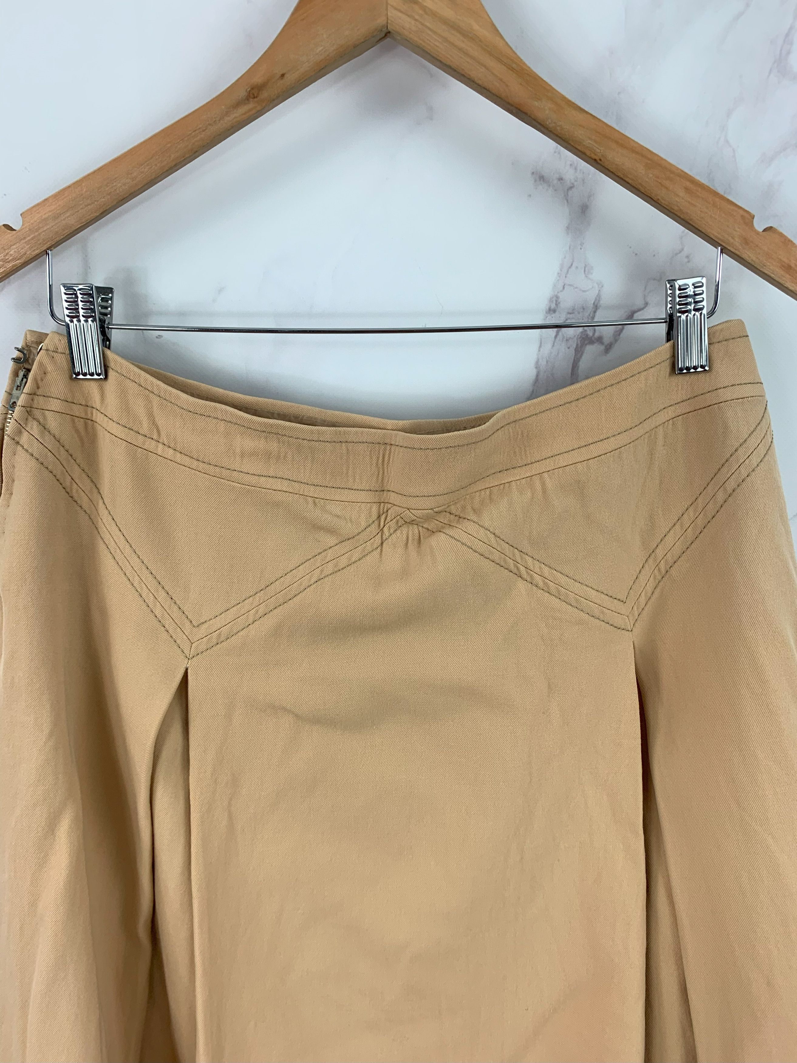 Celine Vintage Celine Wool Pleated Skirt Size 48 Size 36" / US 14 / IT 50 - 5 Thumbnail