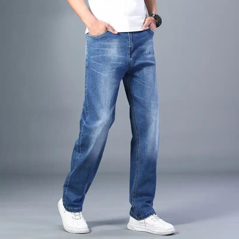 Jean Thin Straight-leg Loose Jeans Size US 32 / EU 48 - 1 Thumbnail
