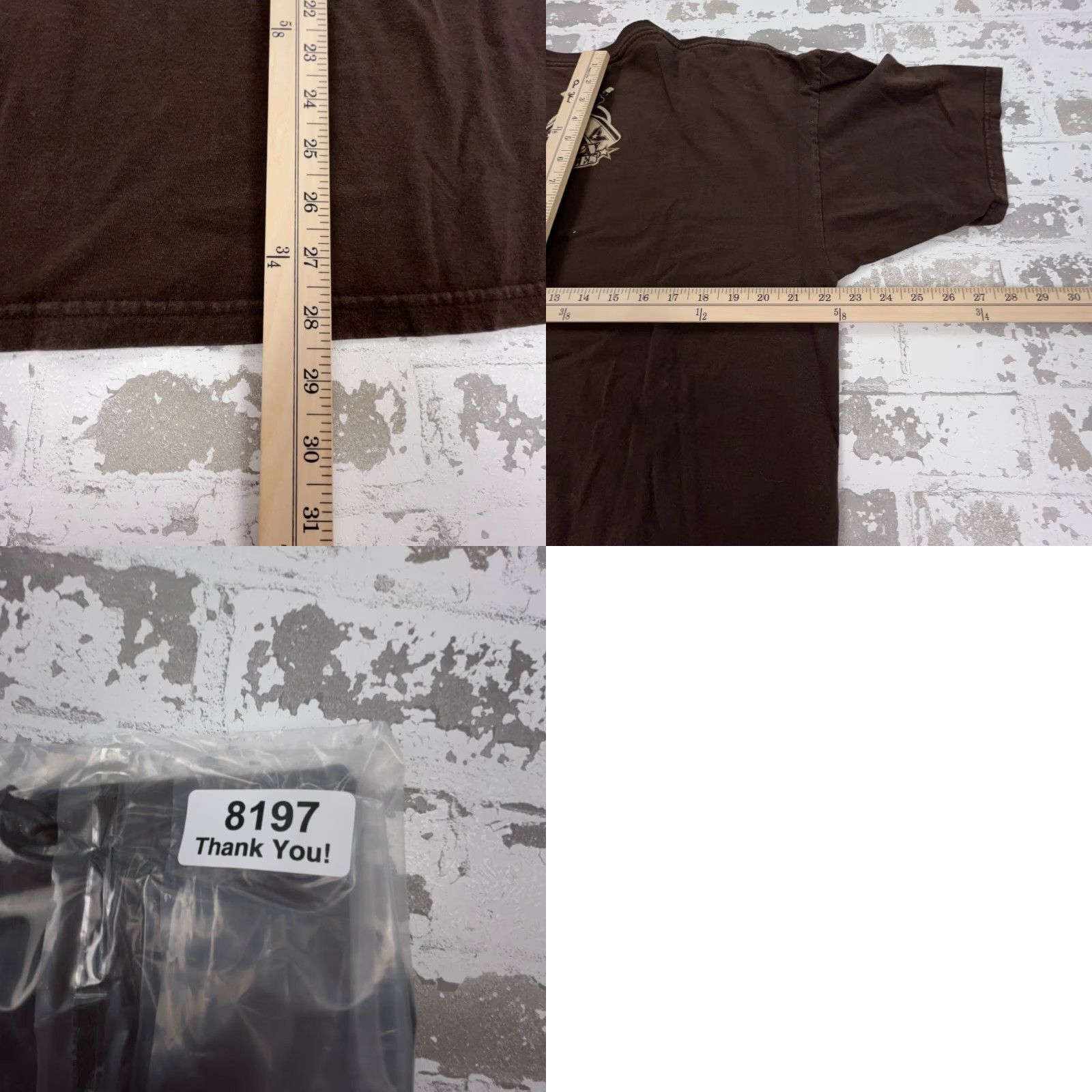 Vintage Famous Stars & Straps Shirt Men XL Brown Tee Family Skate Motocross Adult Shirts Size US XL / EU 56 / 4 - 8 Thumbnail