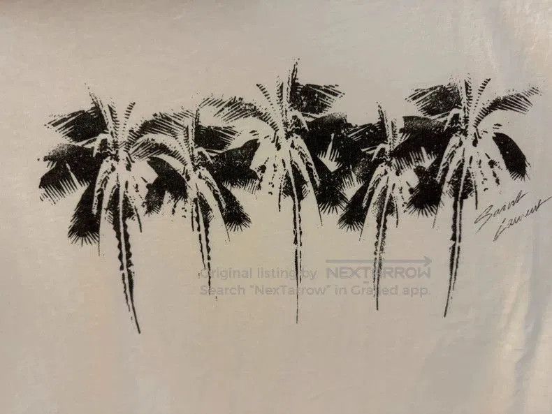 Yves Saint Laurent YSL Men's Coconut Tree Print T. Size US S / EU 44-46 / 1 - 2 Thumbnail