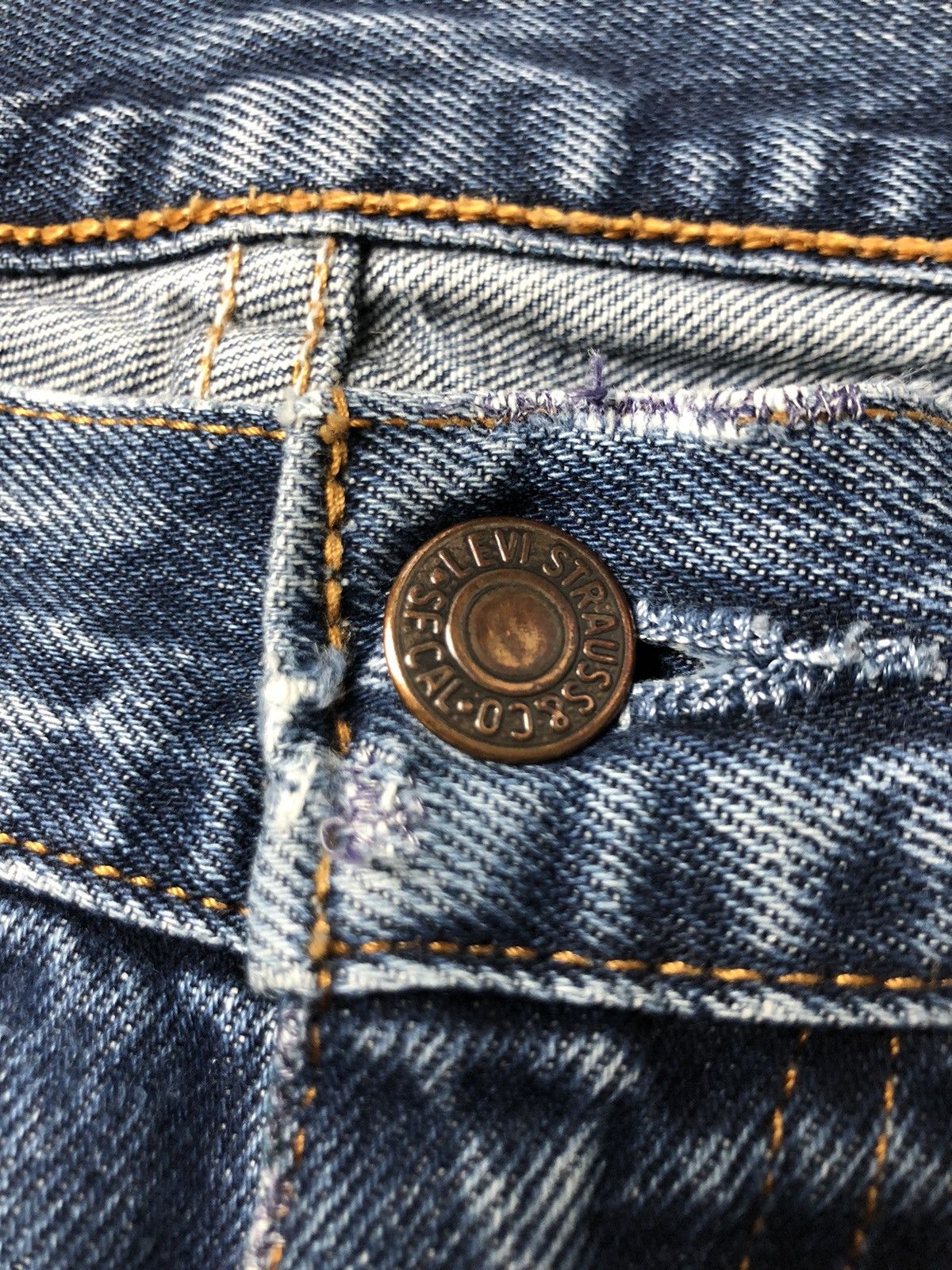 Levi's Retro Vintage 00s Y2K Levi’s 751 Japanese Style Denim Jeans Size US 34 / EU 50 - 11 Thumbnail
