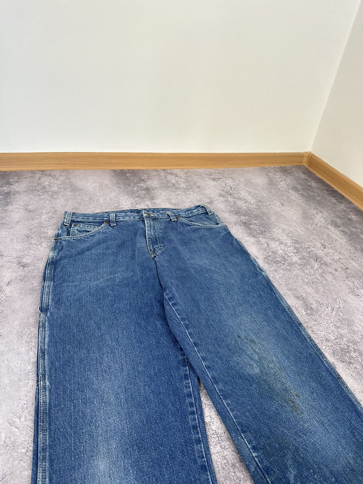 Dickies Vintage Dickies Carpenter USA Distressed Opium Work Pants Size US 34 / EU 50 - 10 Thumbnail