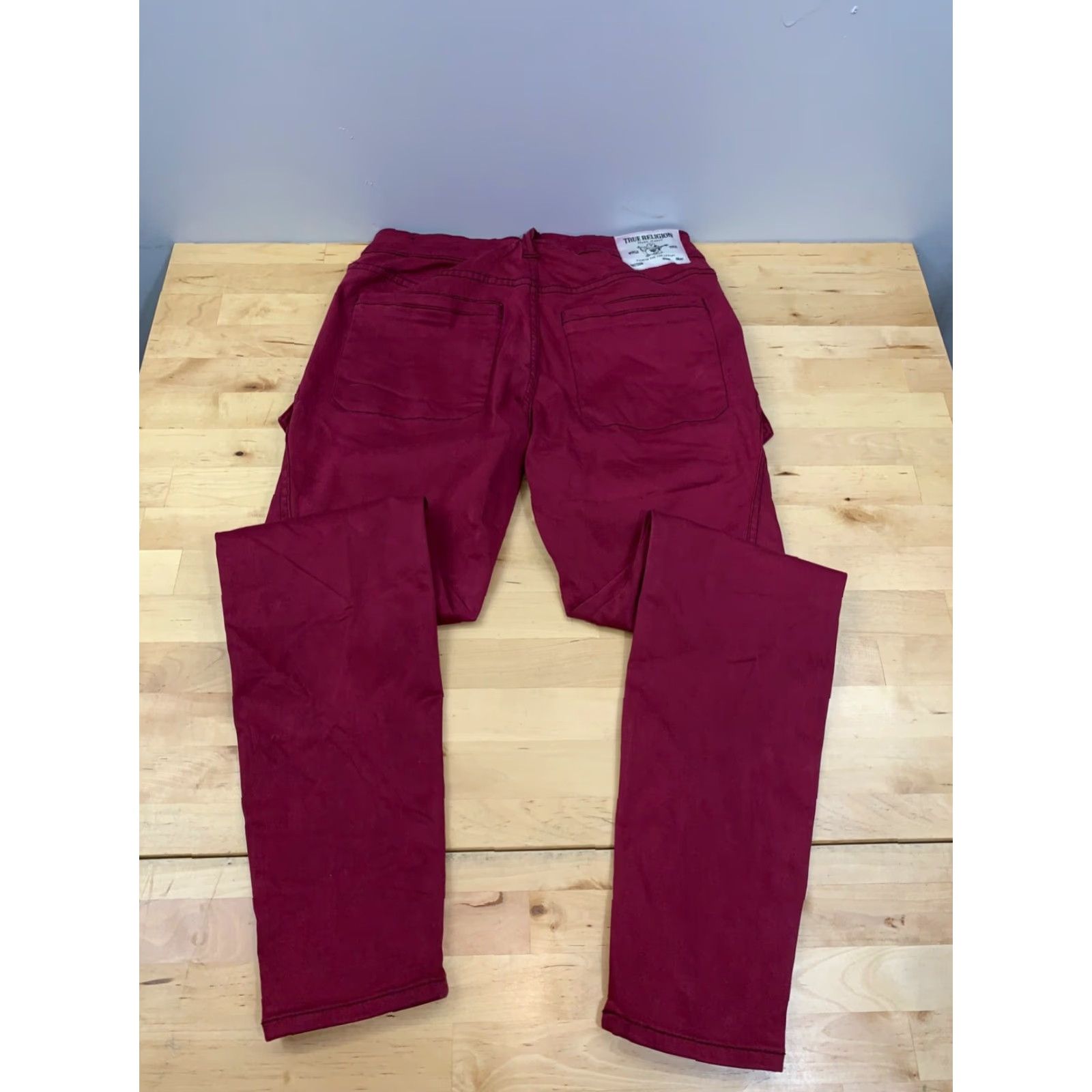True Religion True Religion Jeans Womens 27 Red Halle Skinny Mid Rise Size 27" / US 4 / IT 40 - 4 Thumbnail