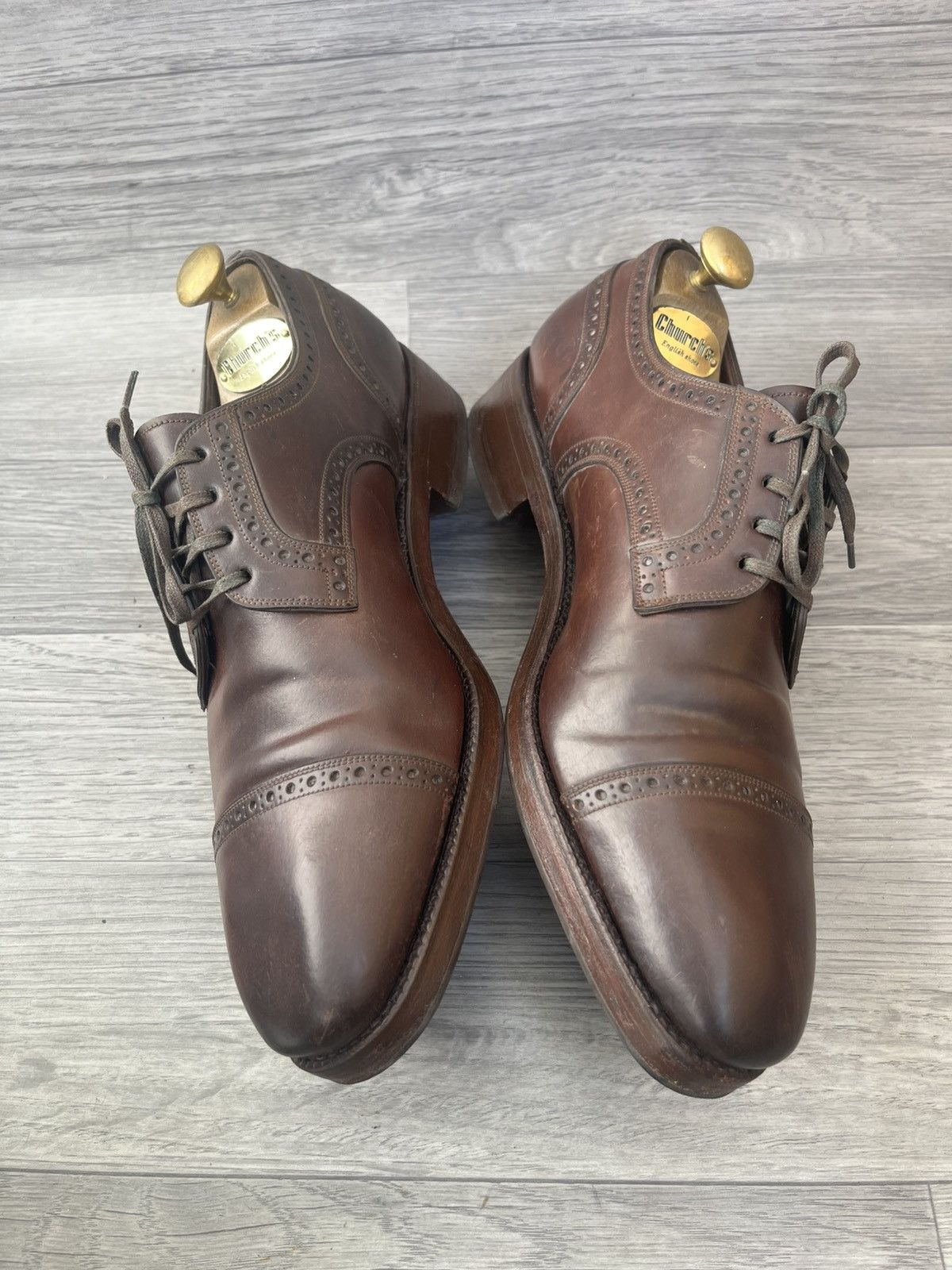 Carmina Carmina shell cordovan cap-toe oxford leather shoes uk 7 Size US 8 / EU 41 - 11 Thumbnail
