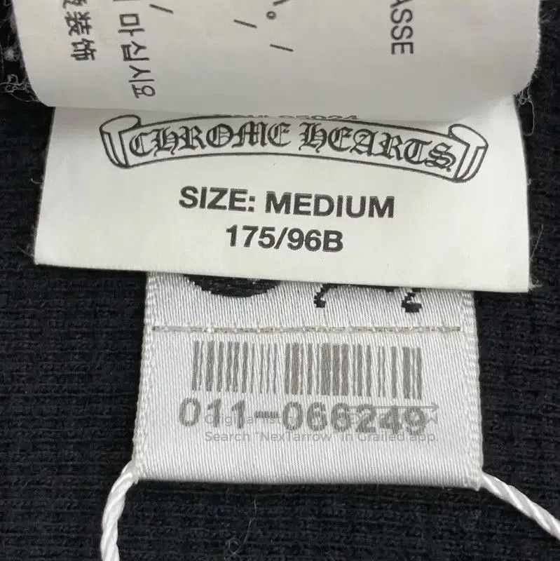 Chrome Hearts Chrome Hearts Black Cotton Zip-Up Hoodie . Size US M / EU 48-50 / 2 - 7 Thumbnail